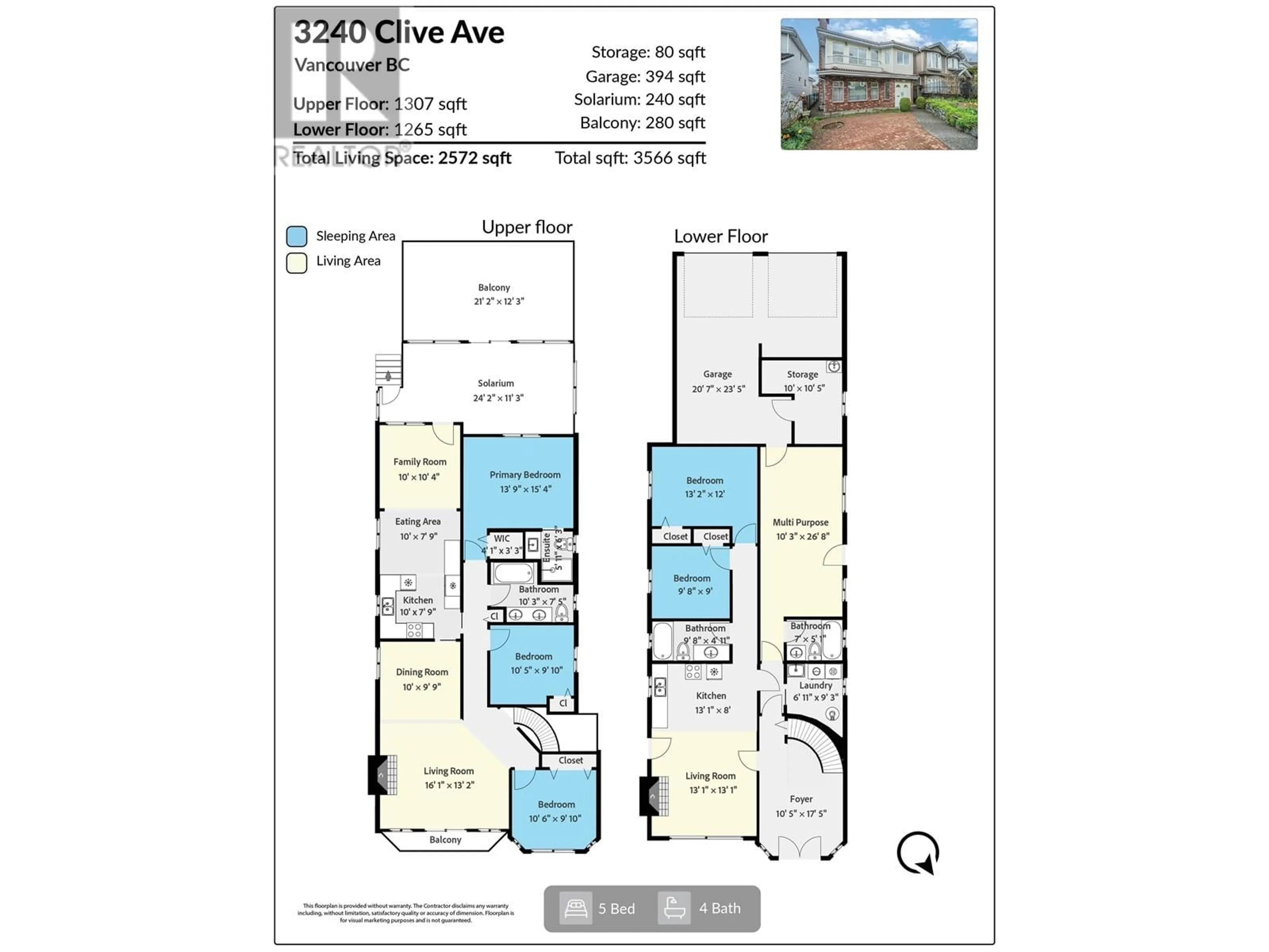 Floor plan for 3240 CLIVE AVENUE, Vancouver British Columbia V5R4V2