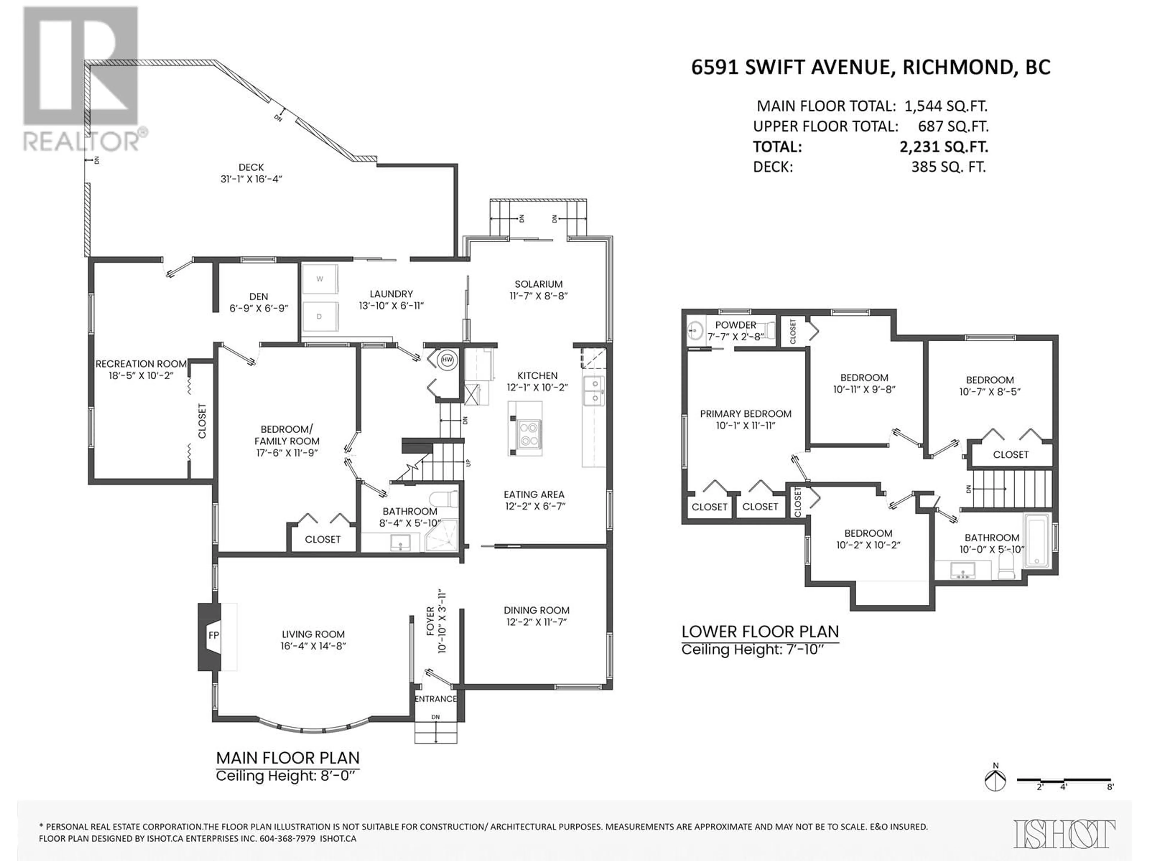 Floor plan for 6591 SWIFT AVENUE, Richmond British Columbia V7E4G9