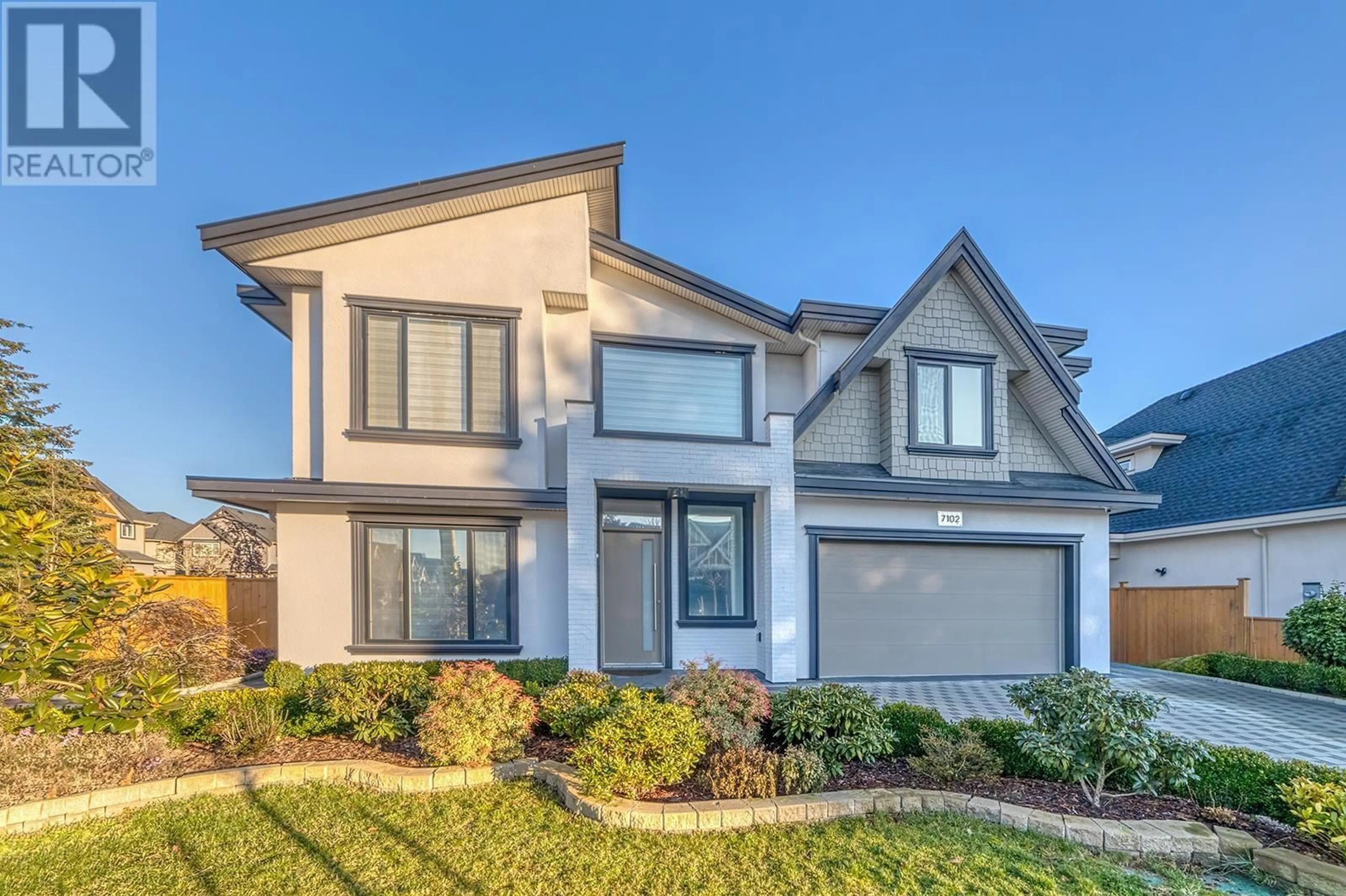 Home with brick exterior material, street for 7102 BRIDGE STREET, Richmond British Columbia V6Y2S7