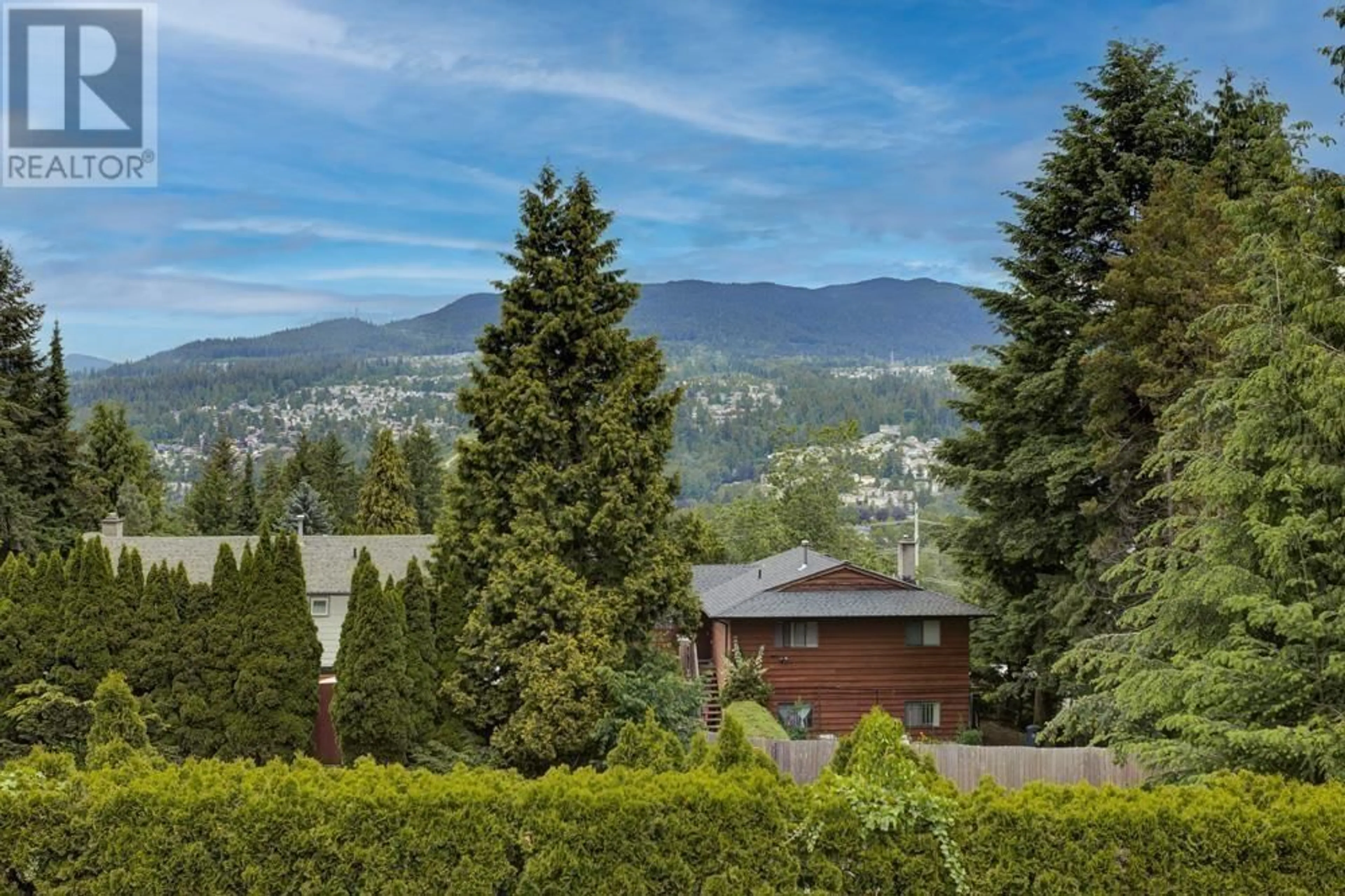 A pic from outside/outdoor area/front of a property/back of a property/a pic from drone, mountain view for 3222 MARINER WAY, Coquitlam British Columbia V3C4K7