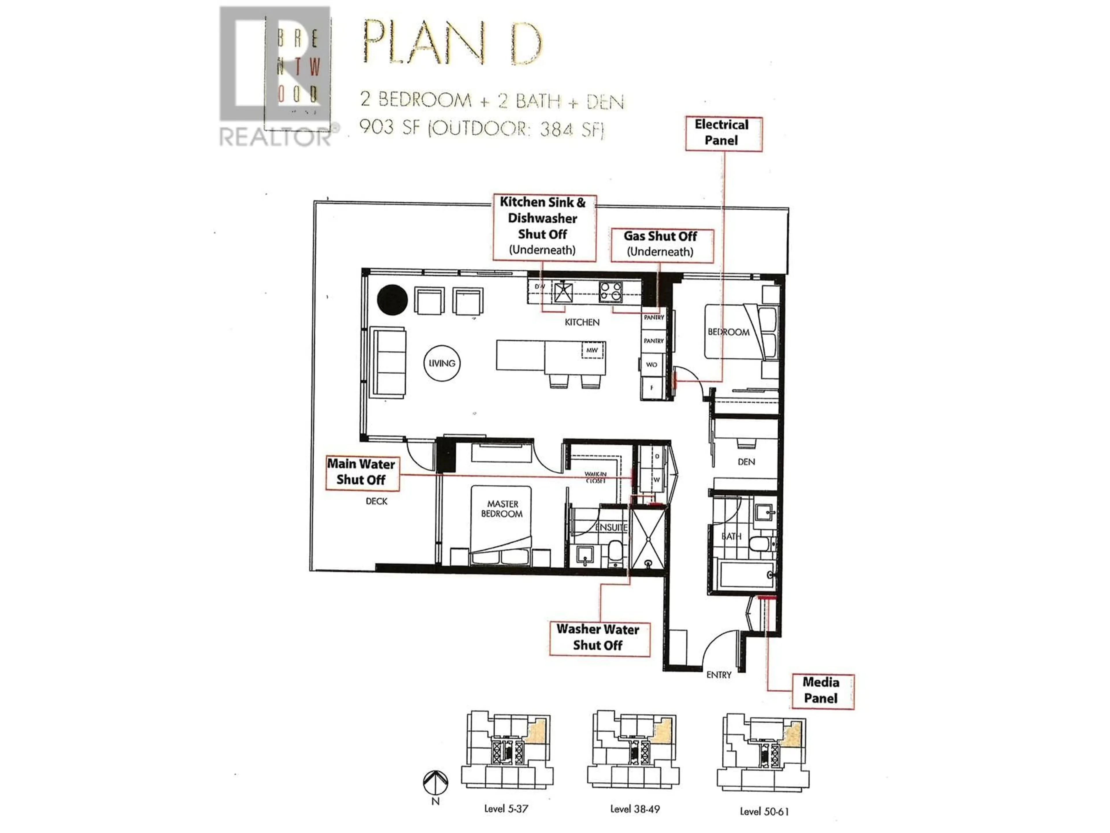 Floor plan for 5708 1955 ALPHA WAY, Burnaby British Columbia V5C0K6