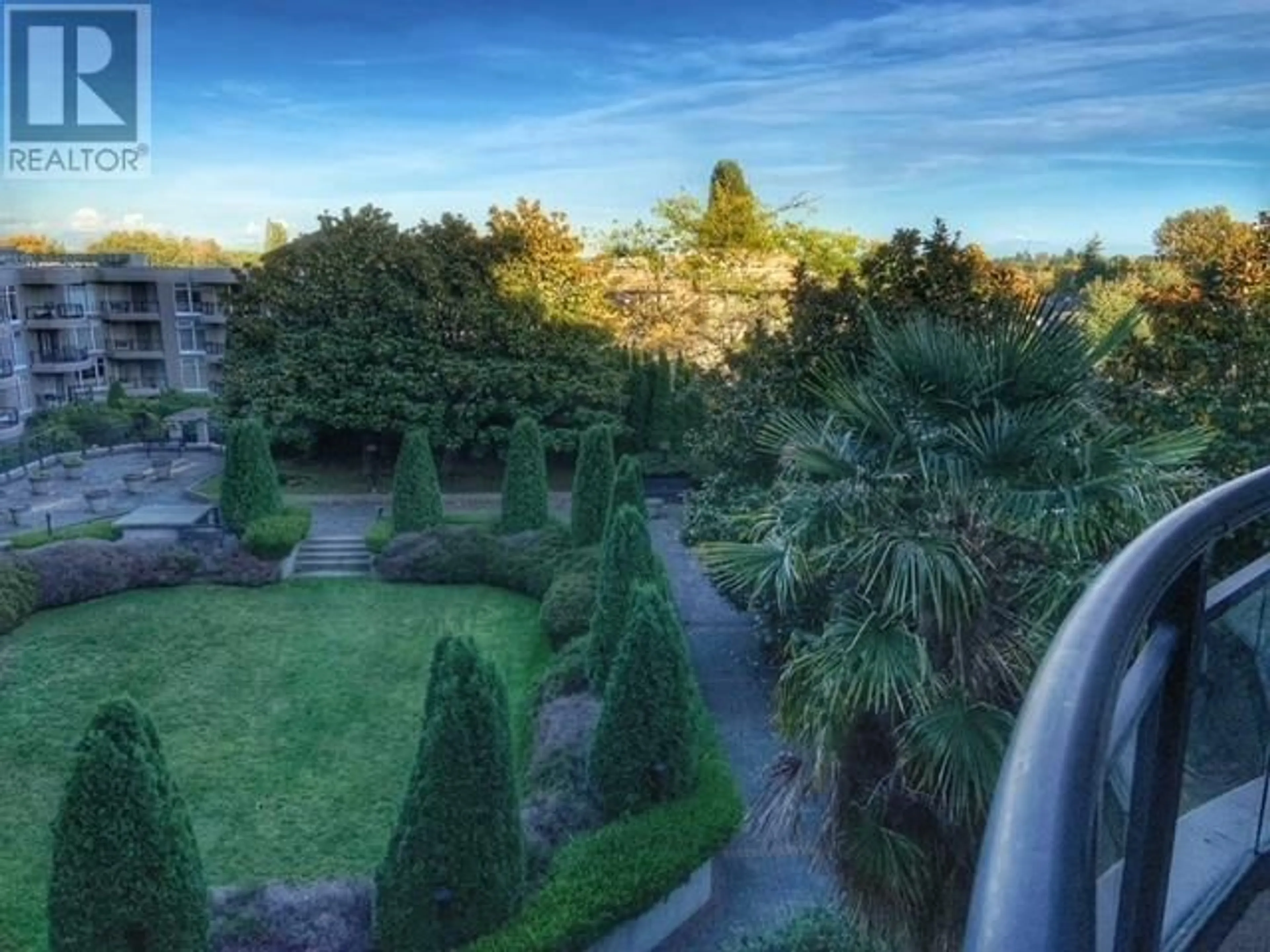 A pic from outside/outdoor area/front of a property/back of a property/a pic from drone, forest/trees view for 706 7080 ST. ALBANS ROAD, Richmond British Columbia V6Y4E6