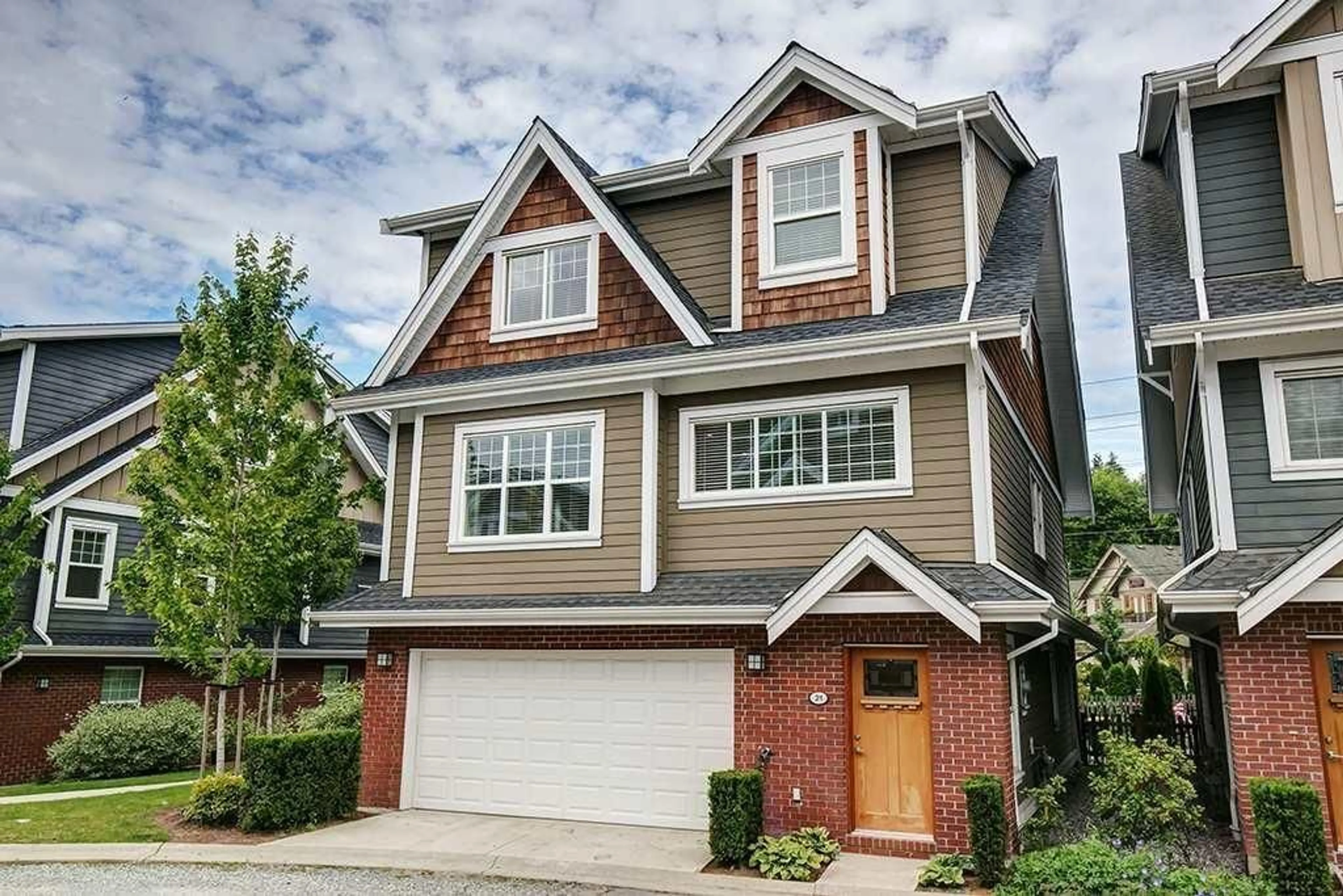 Home with brick exterior material, street for 21 - 15988 32, Surrey British Columbia V3Z2J4