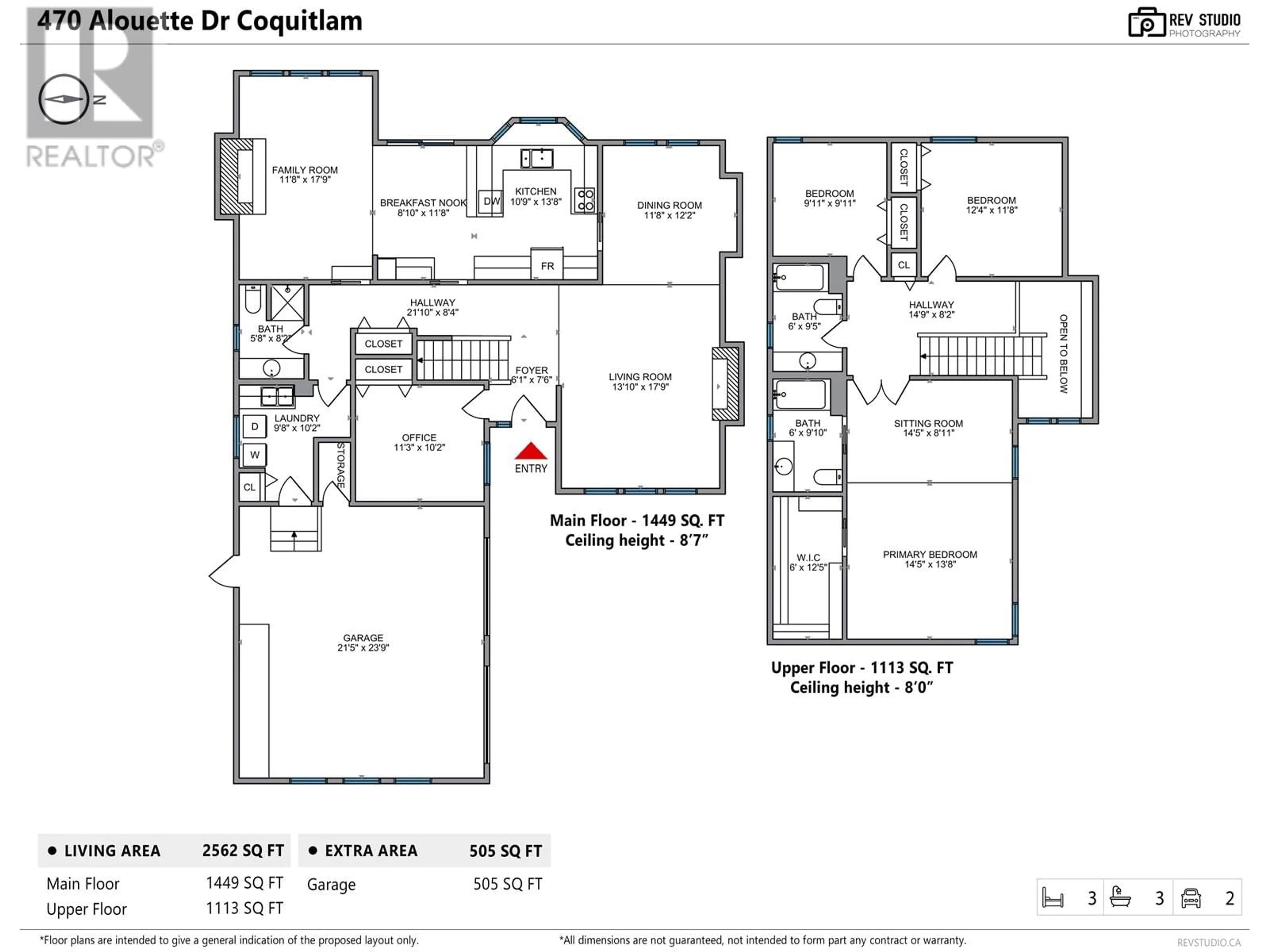 Floor plan for 470 ALOUETTE DRIVE, Coquitlam British Columbia V3C4Y8