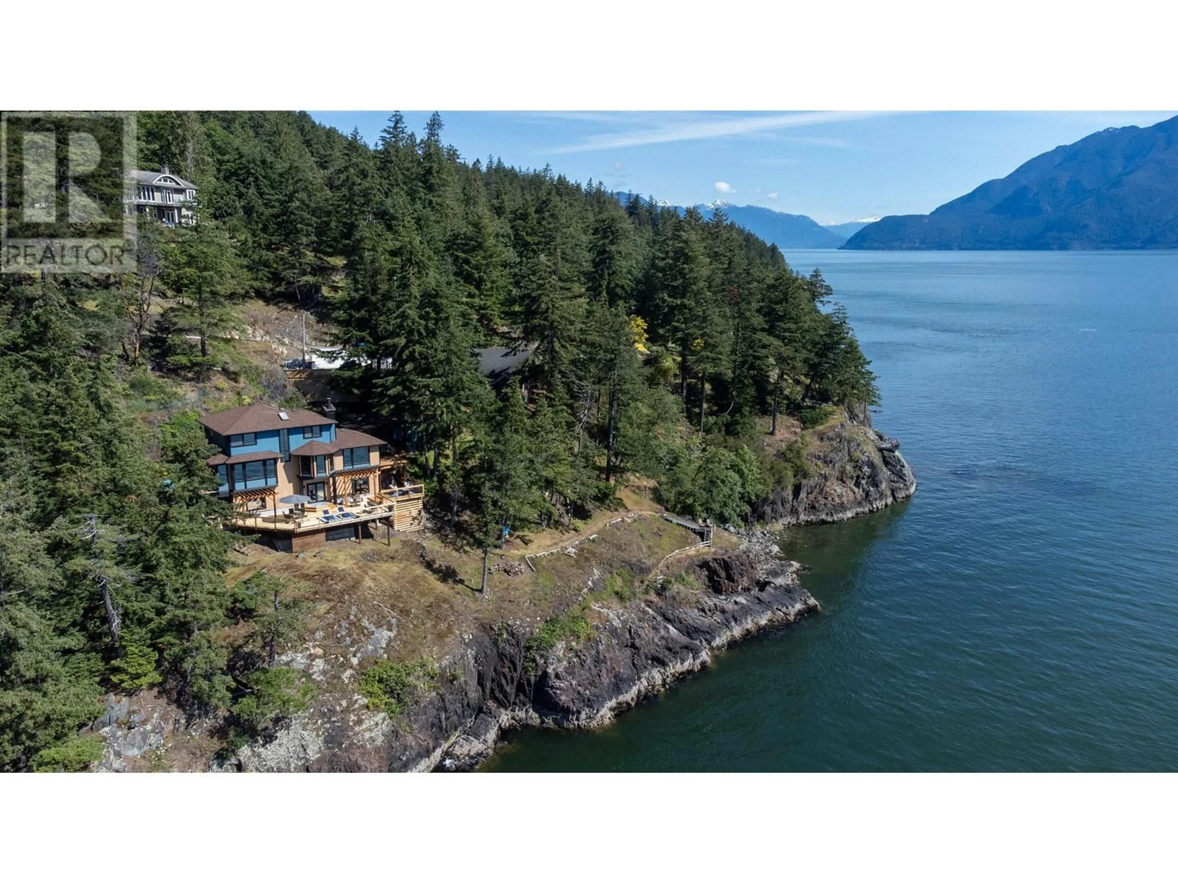 A pic from outside/outdoor area/front of a property/back of a property/a pic from drone, water/lake/river/ocean view for 1531 EAGLE CLIFF ROAD, Bowen Island British Columbia V0N1G1