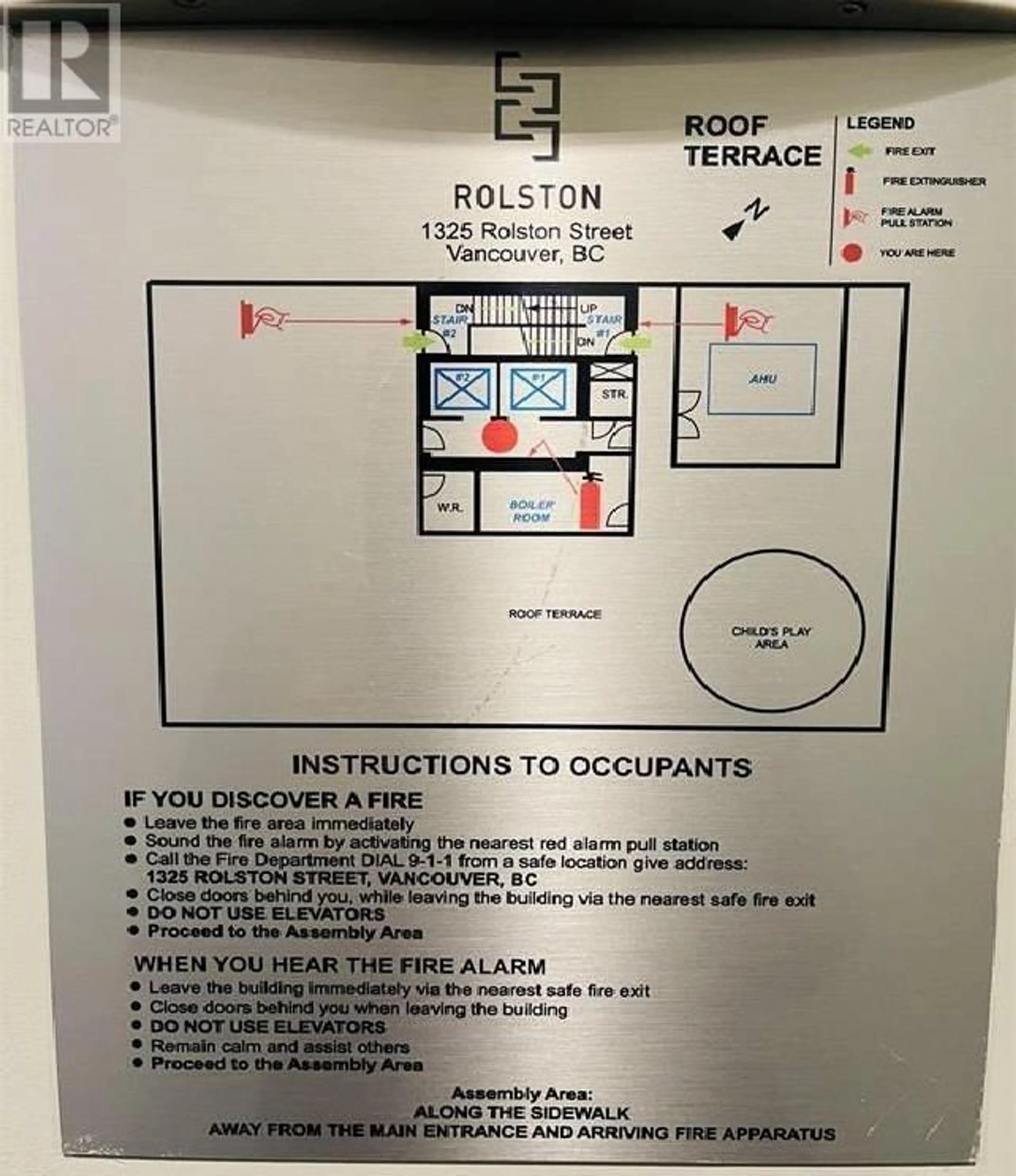 Floor plan for 1506 1325 ROLSTON STREET, Vancouver British Columbia V6B0M2