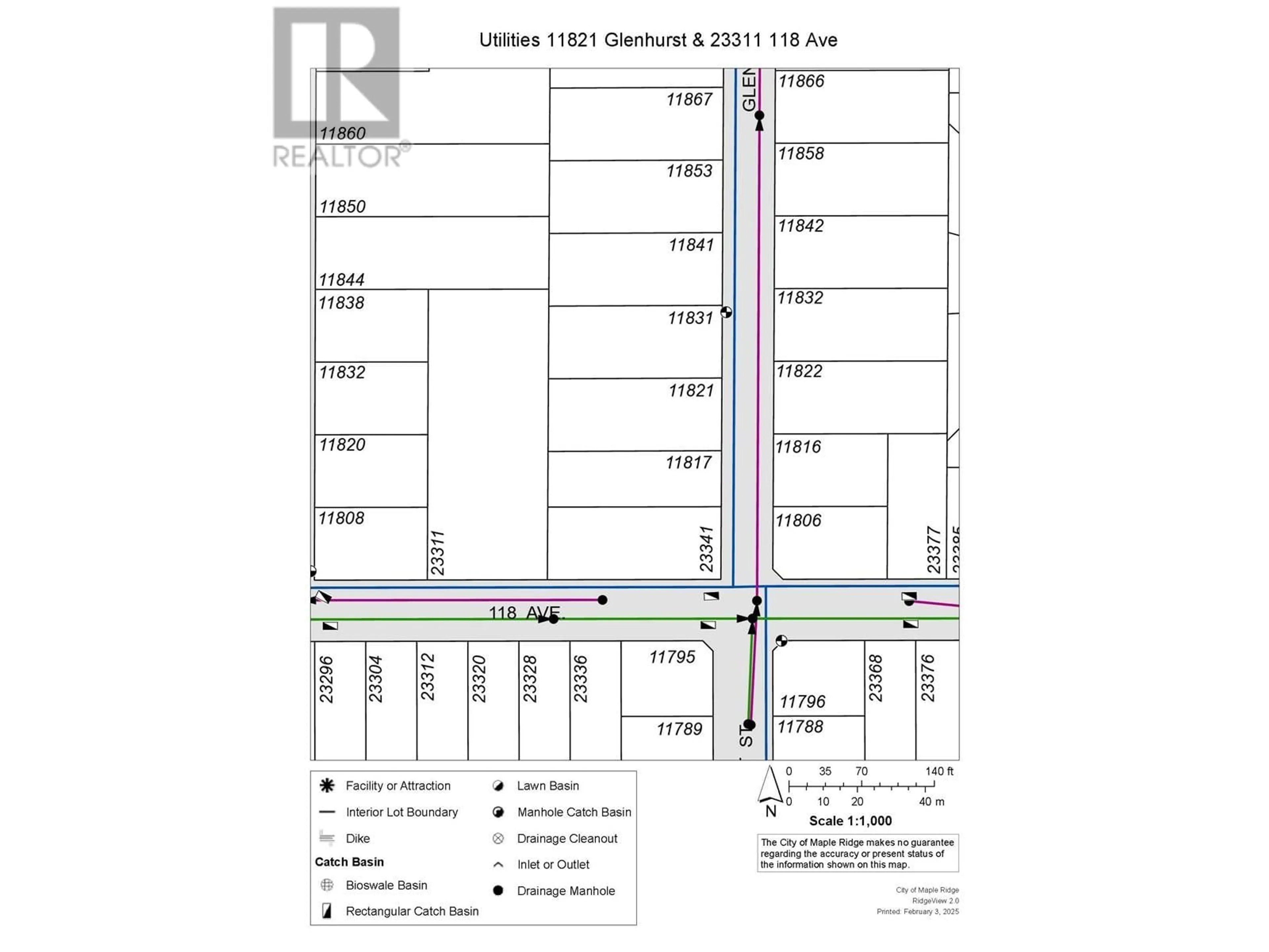 Floor plan for 11821 GLENHURST STREET, Maple Ridge British Columbia V2X6V7