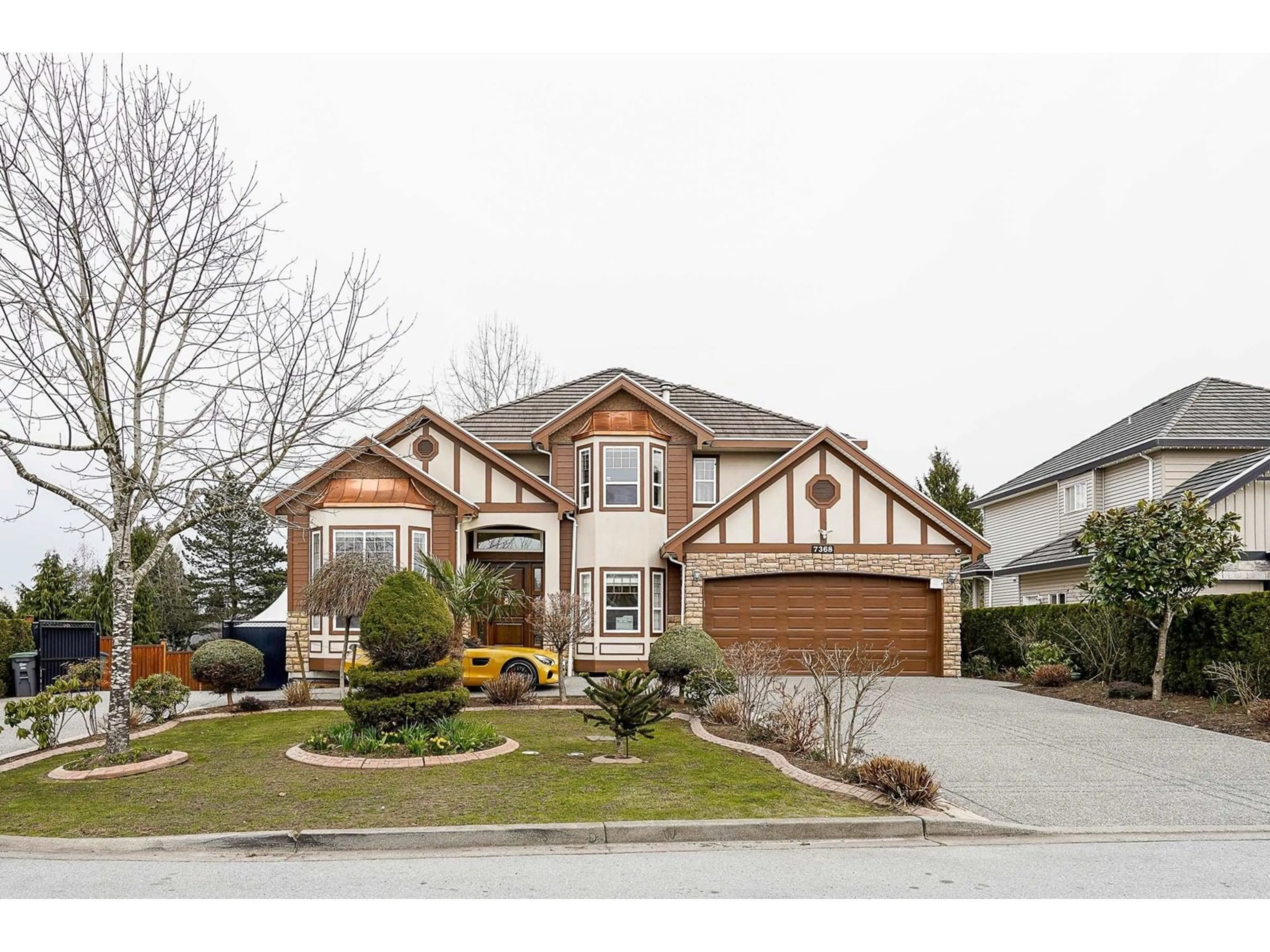 Home with brick exterior material, street for 7368 149 STREET, Surrey British Columbia V3S0T8