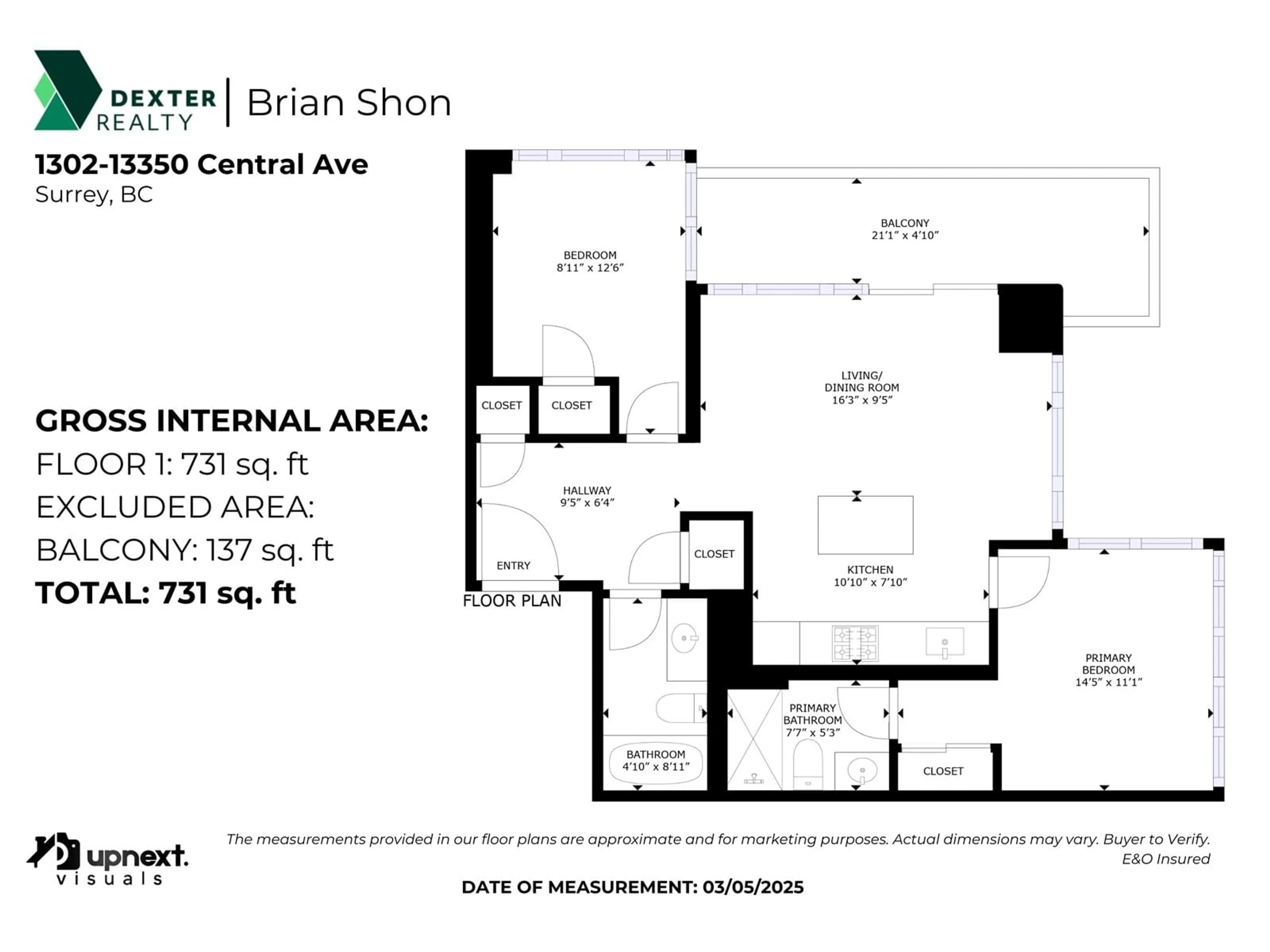 Floor plan for 3102 13350 CENTRAL AVENUE, Surrey British Columbia V3T0S1