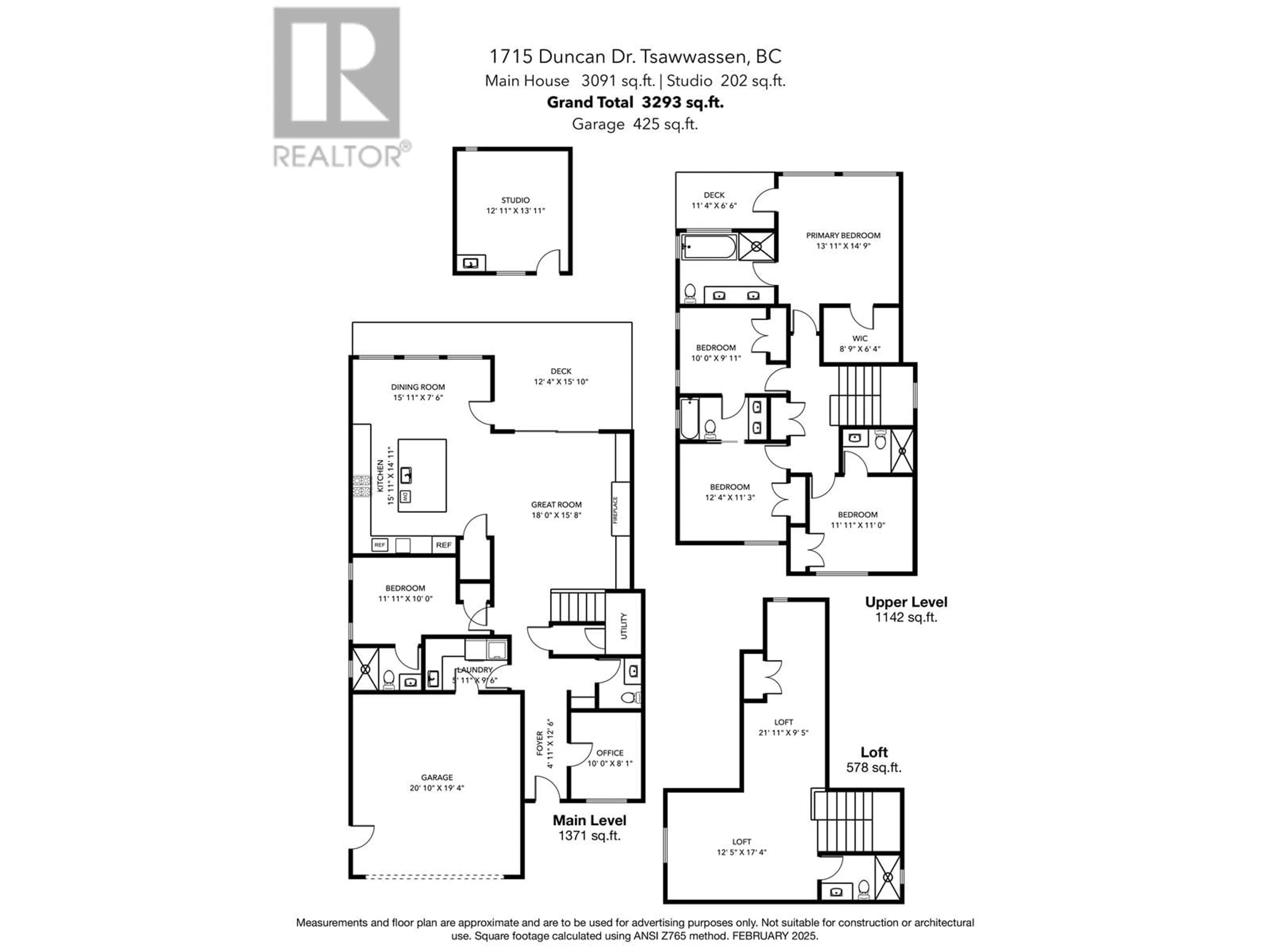 Floor plan for 1715 DUNCAN DRIVE, Delta British Columbia V4L1S1