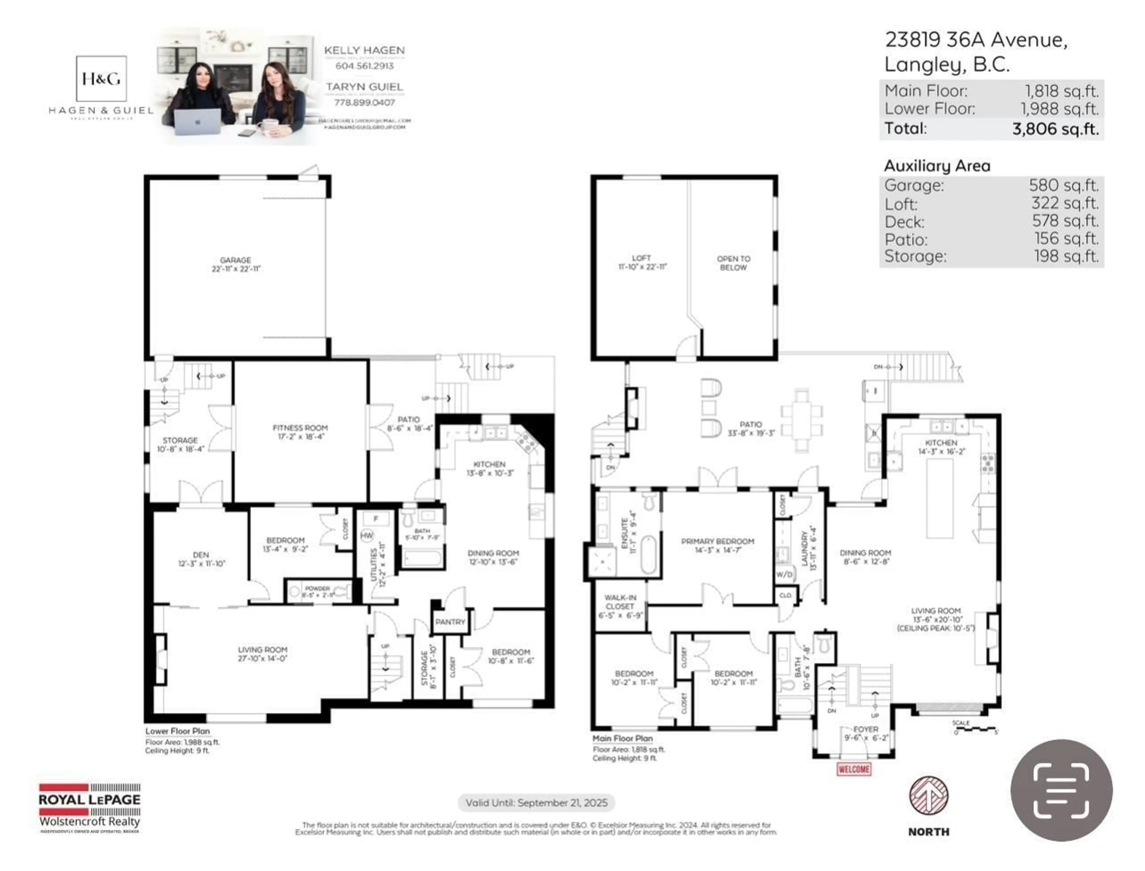 Floor plan for 23819 36A AVENUE, Langley British Columbia V2Z2J6