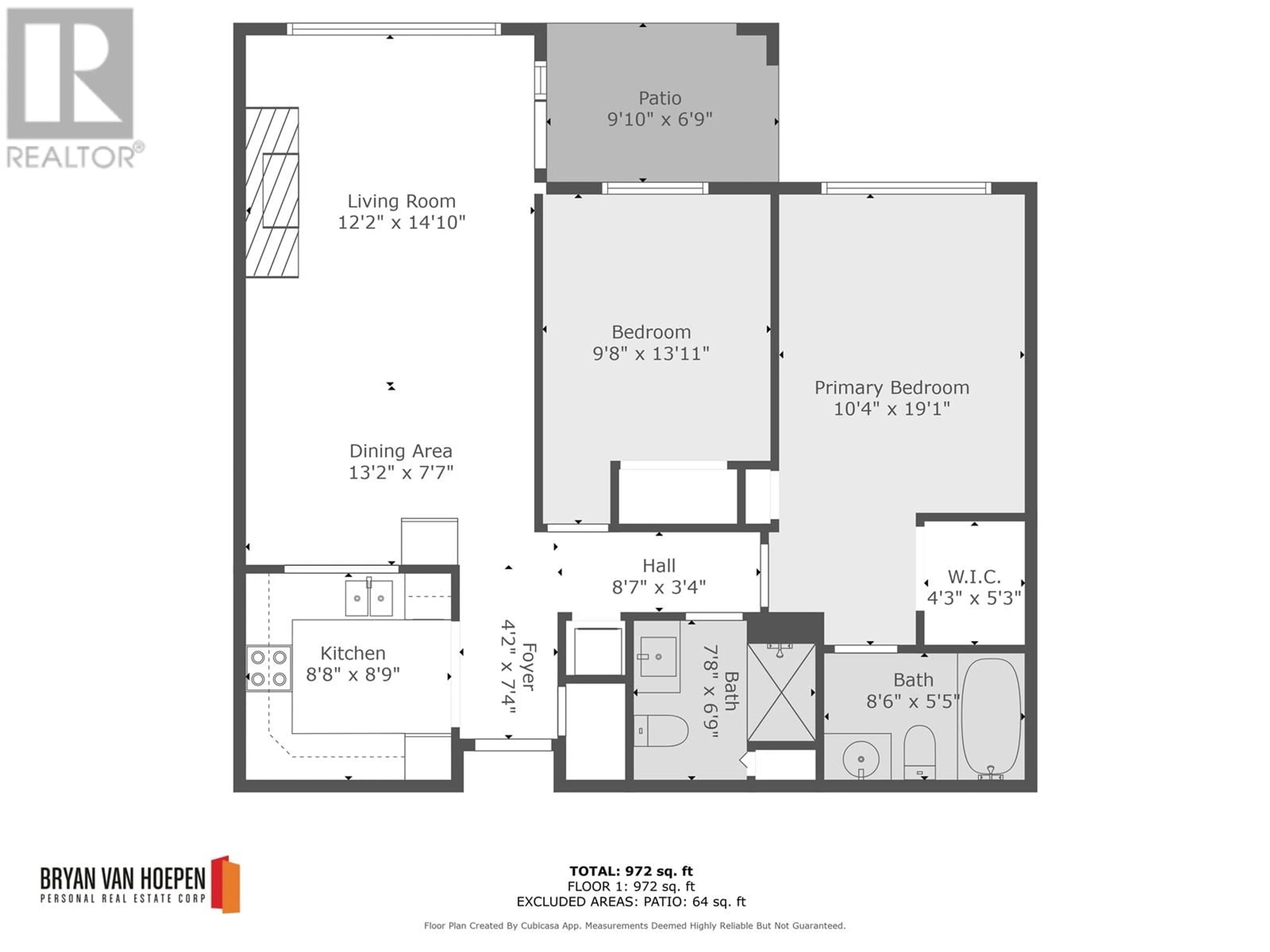 Floor plan for 101 - 2340 HAWTHORNE AVENUE, Port Coquitlam British Columbia V3C1W9