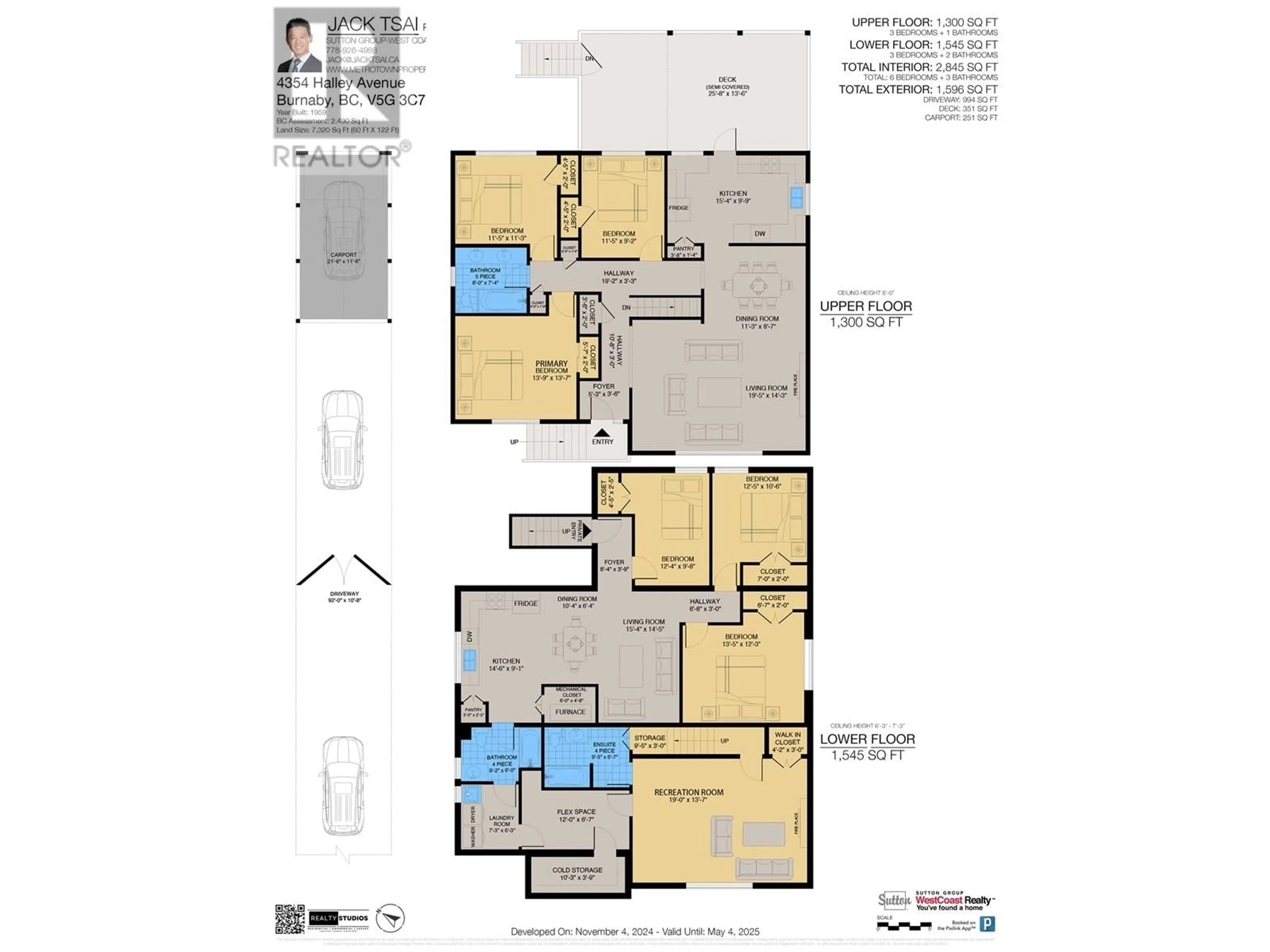 Floor plan for 4354 HALLEY AVENUE, Burnaby British Columbia V5G3C7