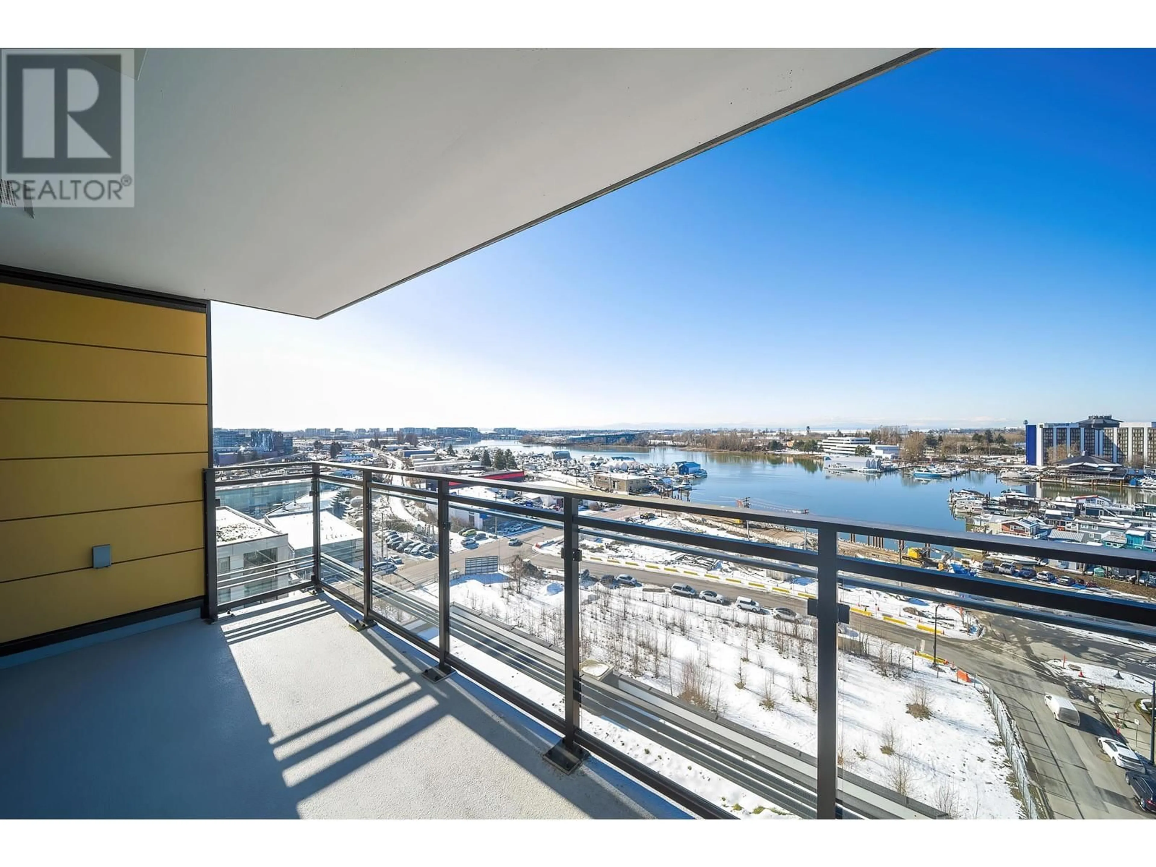 Balcony in the apartment, water/lake/river/ocean view for 1303 3280 CORVETTE WAY, Richmond British Columbia V6X0T9