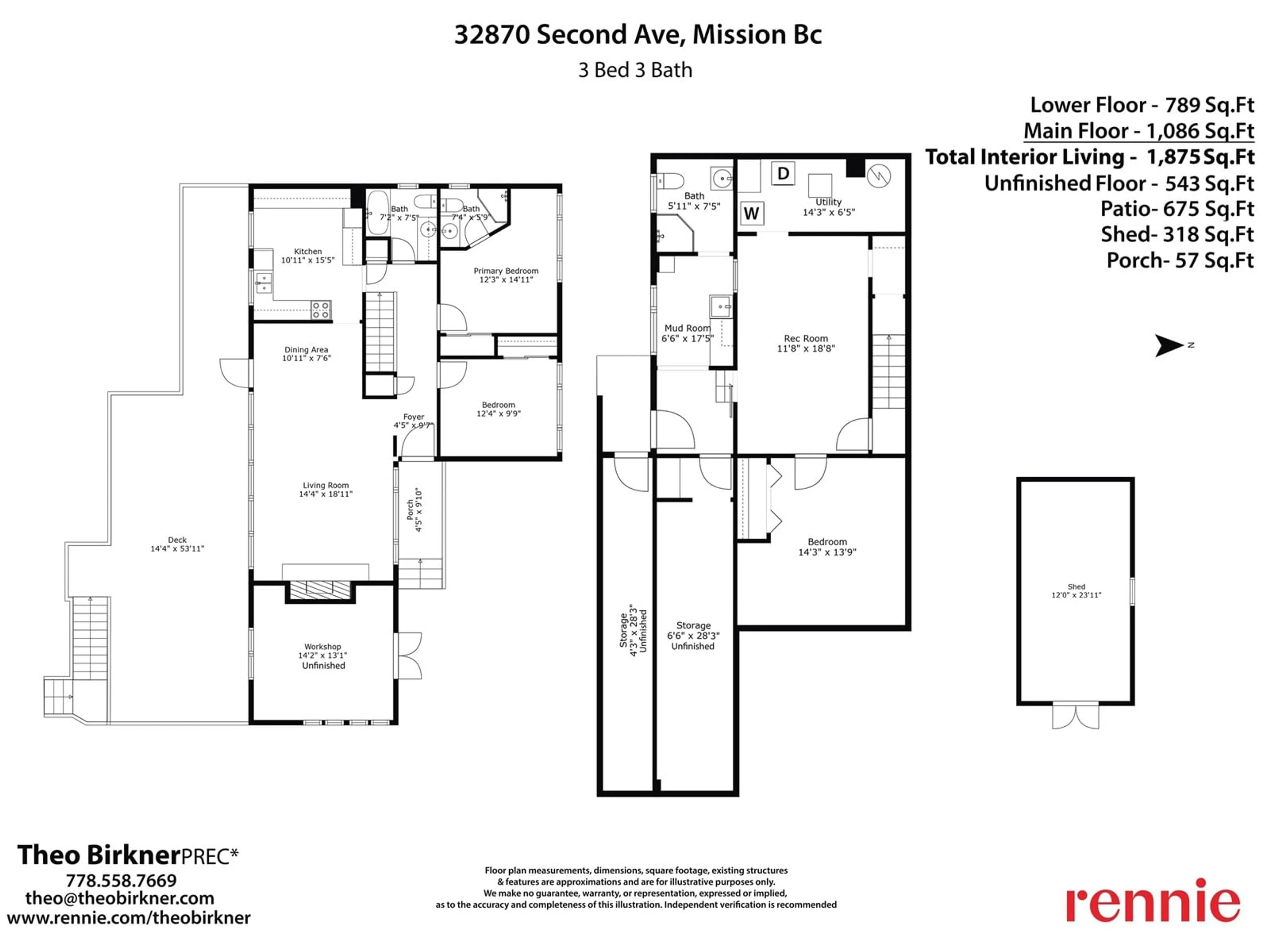 Floor plan for 32870 2ND, Mission British Columbia V2V1J2