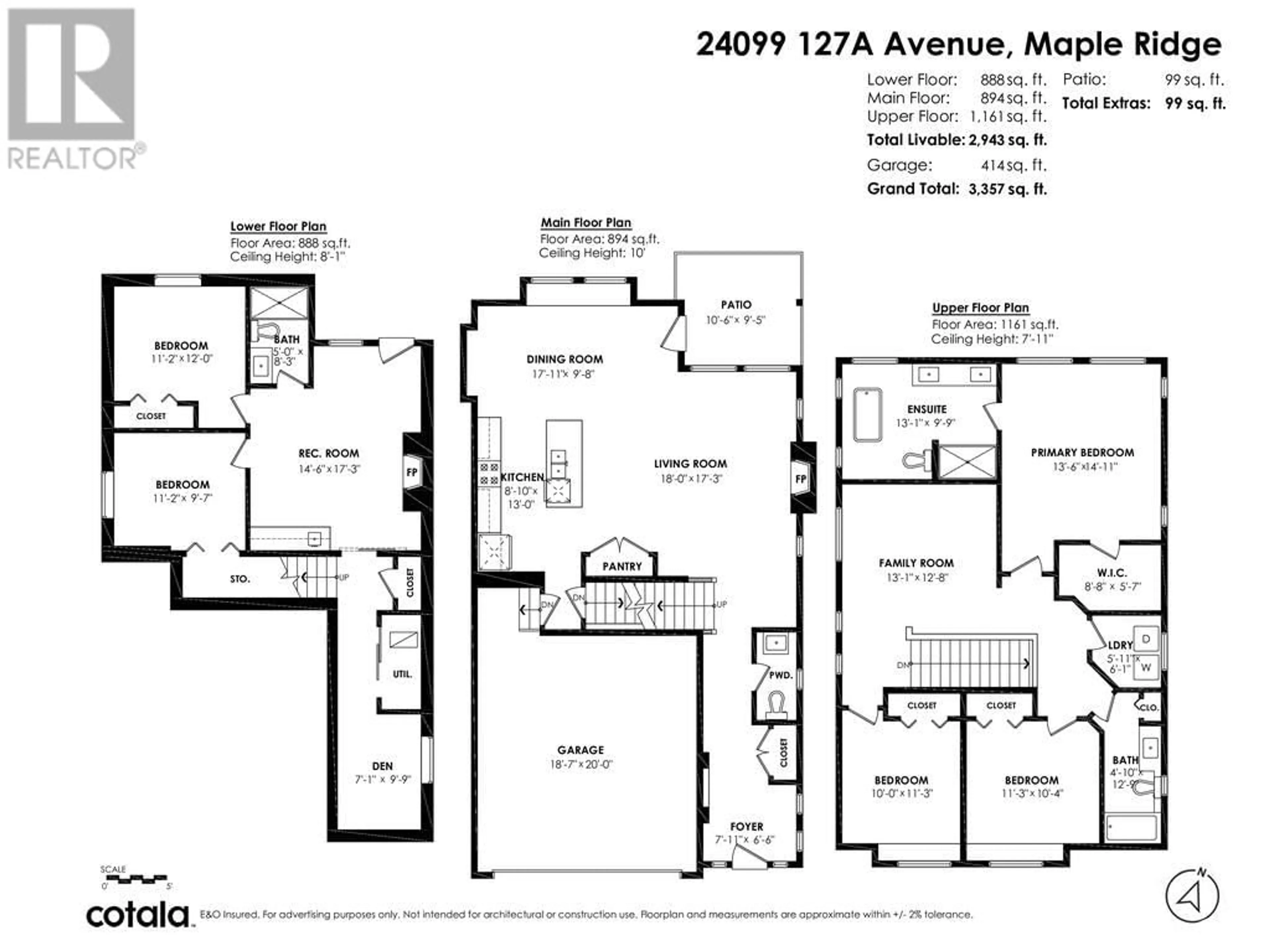 Floor plan for 24099 127A AVENUE, Maple Ridge British Columbia V3R0G7