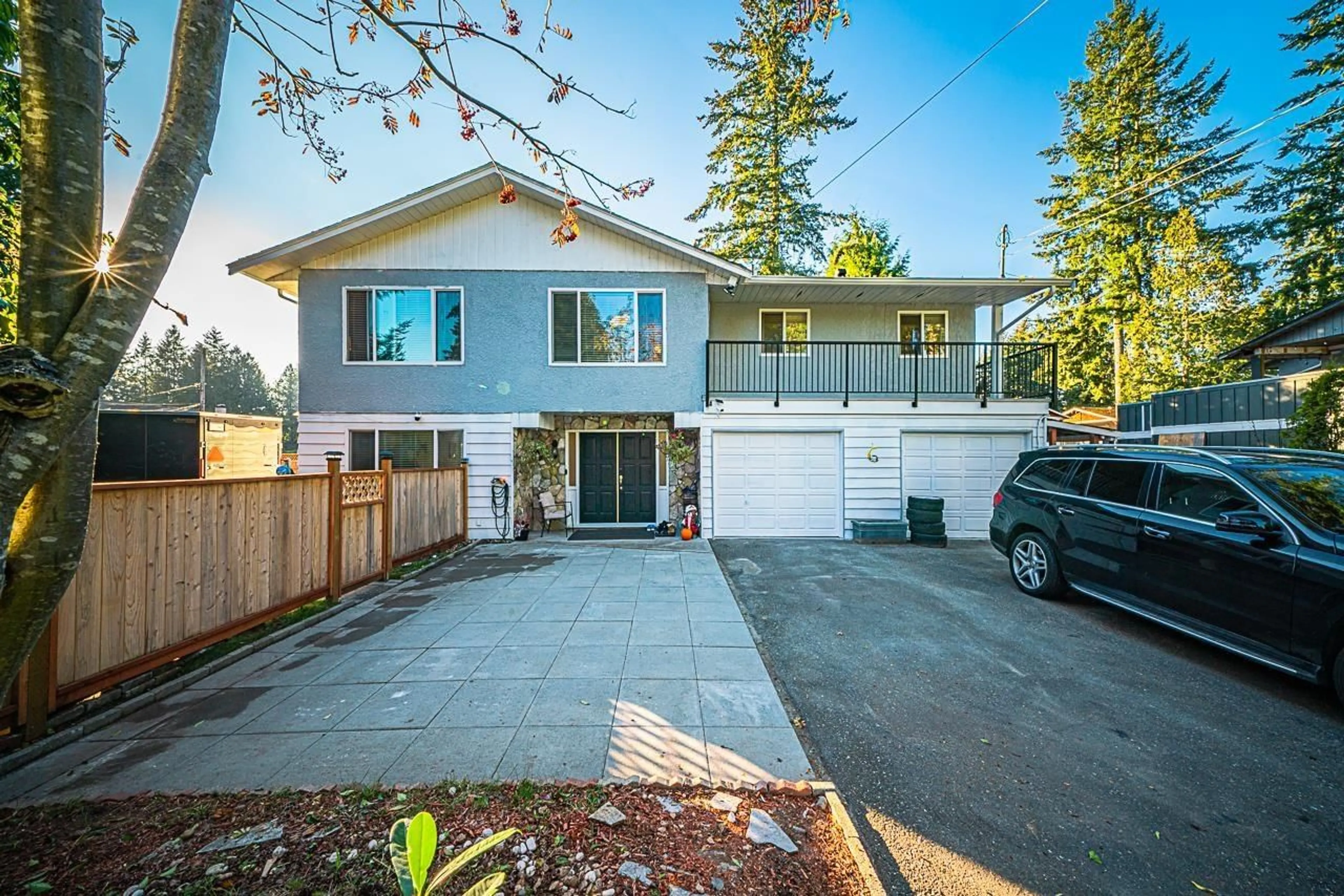 Home with vinyl exterior material, street for 3863 203B STREET, Langley British Columbia V3A4X1