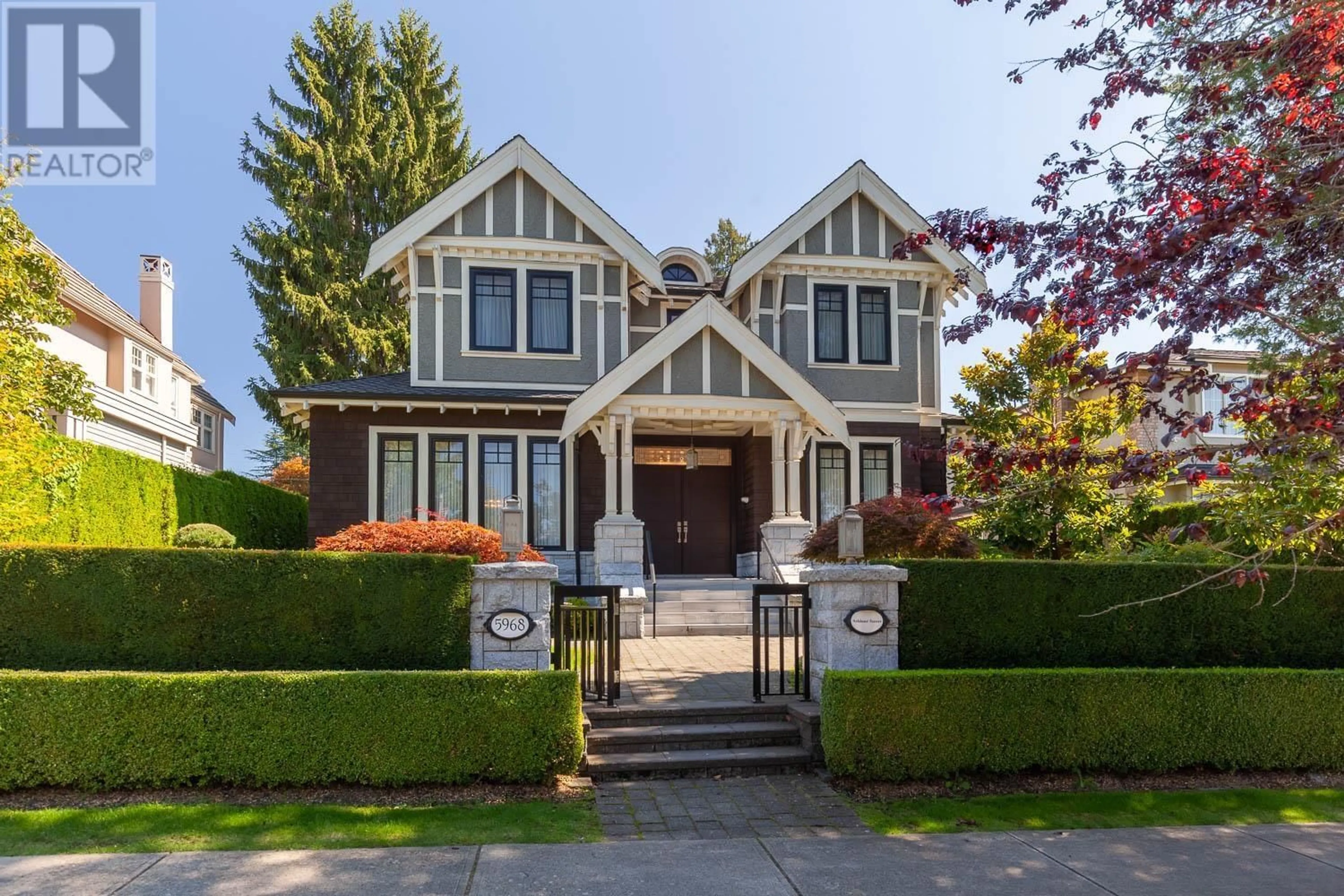 Home with brick exterior material, street for 5968 ATHLONE STREET, Vancouver British Columbia V6M3A4