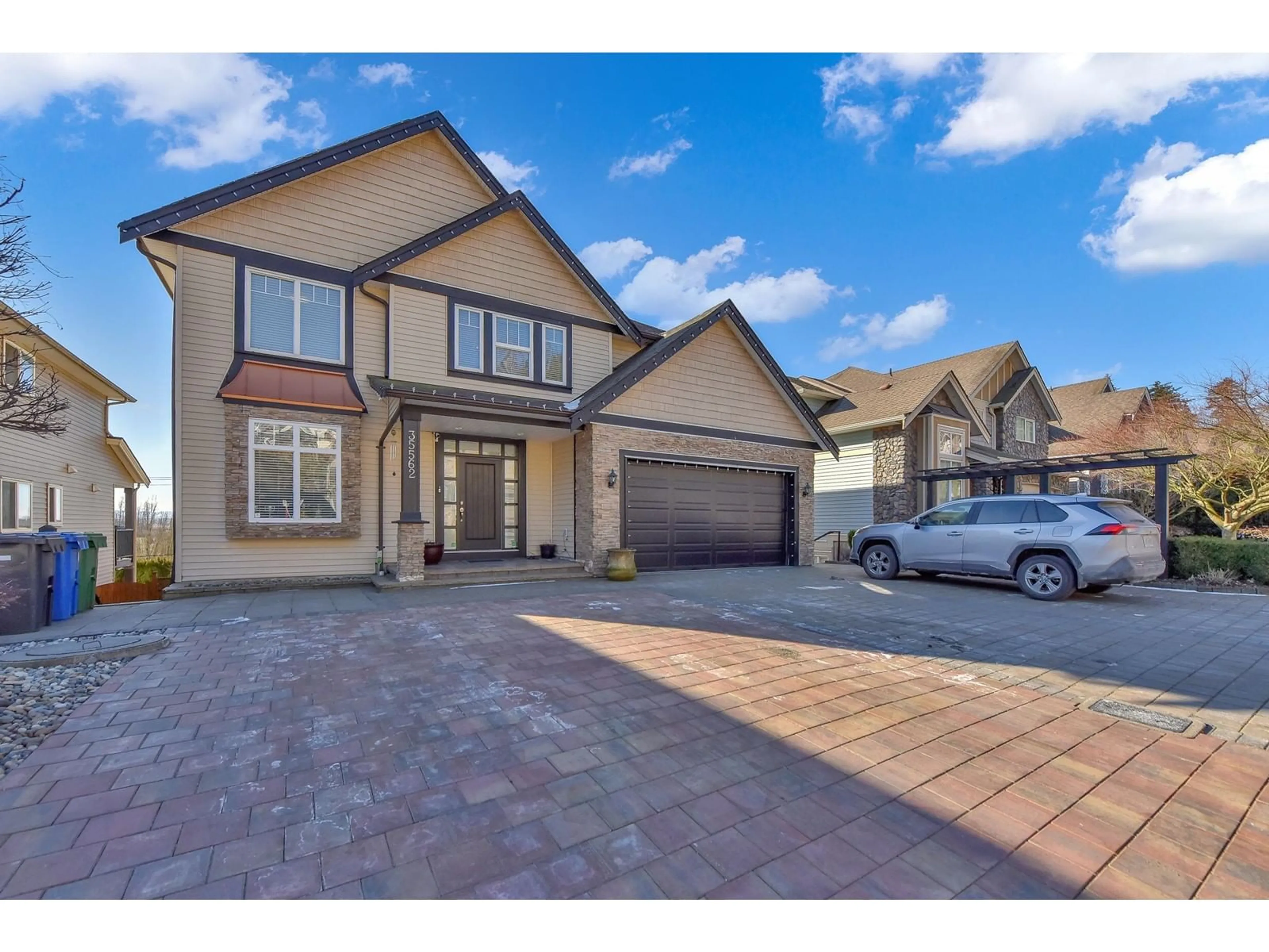 Home with brick exterior material, street for 35562 ZANATTA LANE, Abbotsford British Columbia V3G0B4