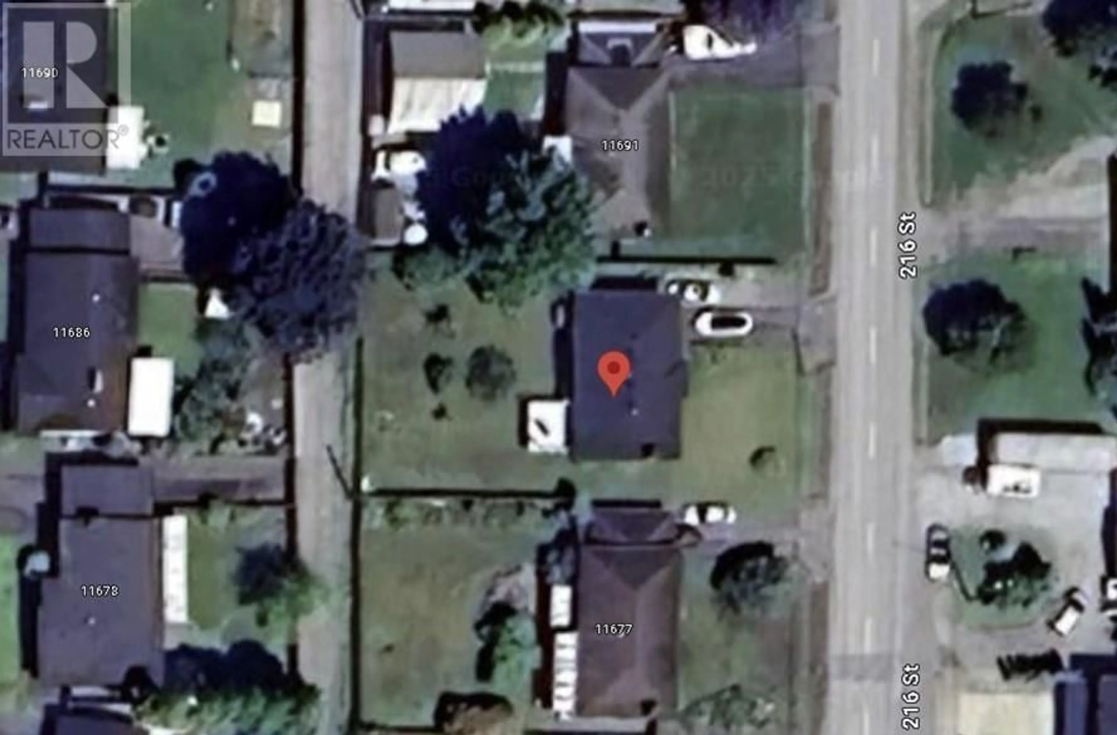 A pic from outside/outdoor area/front of a property/back of a property/a pic from drone, street for 11685 216 STREET, Maple Ridge British Columbia V2X5H4