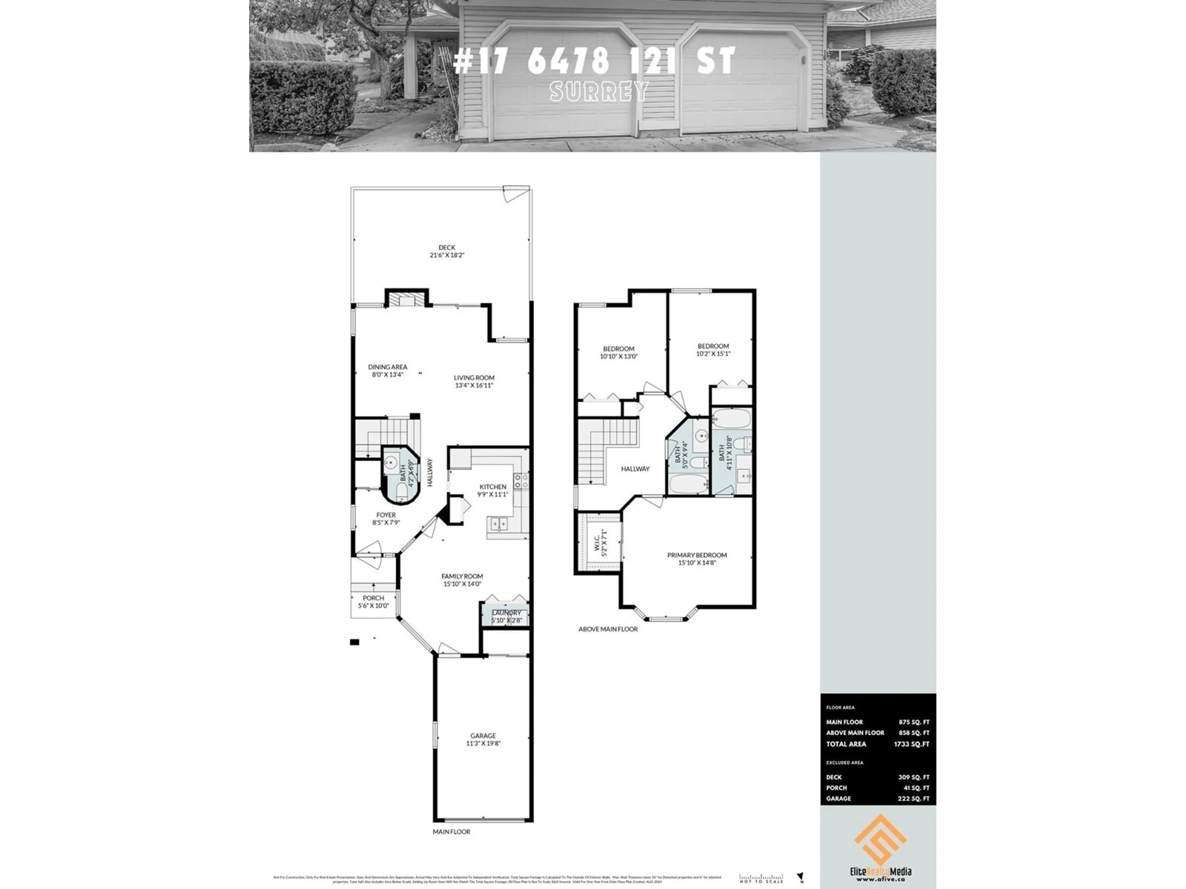 Floor plan for 17 - 6478 121, Surrey British Columbia V3W0Y5