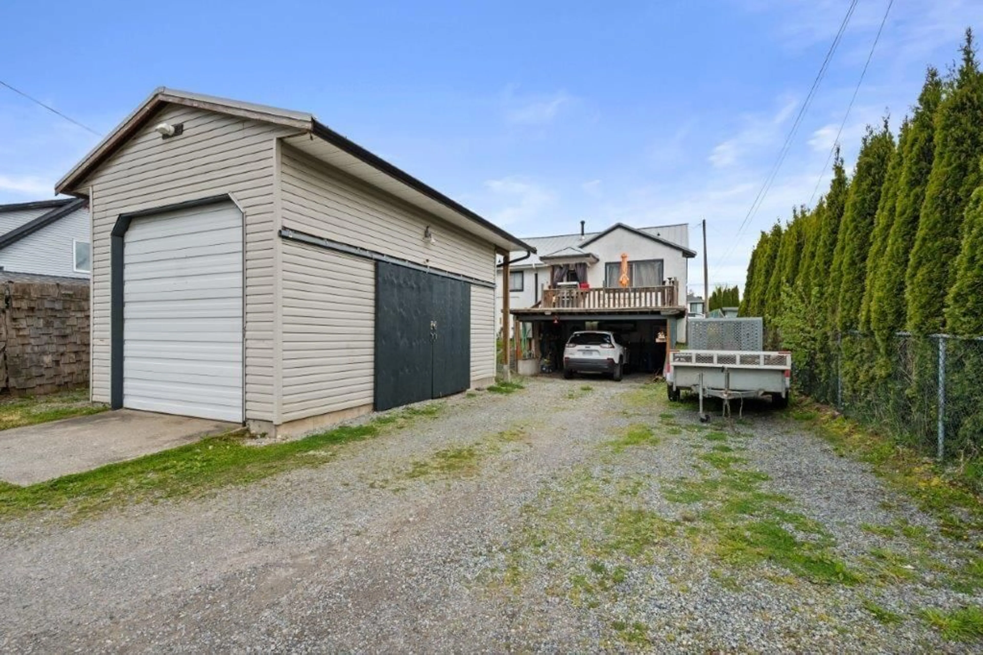 A pic from outside/outdoor area/front of a property/back of a property/a pic from drone, street for 33608 7TH, Mission British Columbia V2V2G1