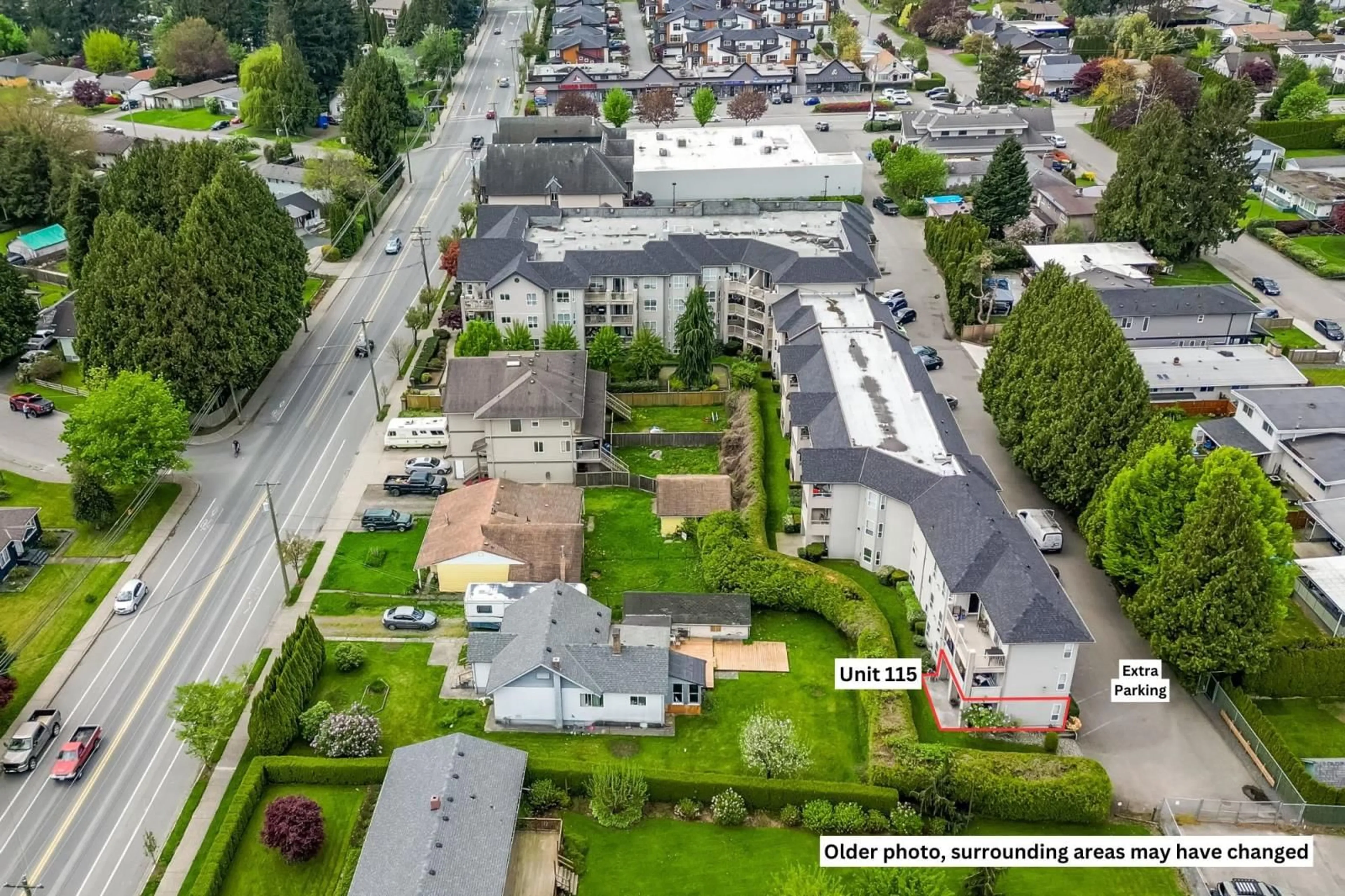 A pic from outside/outdoor area/front of a property/back of a property/a pic from drone, unknown for 115 - 46693 YALE ROAD, Chilliwack British Columbia V2P7Z4