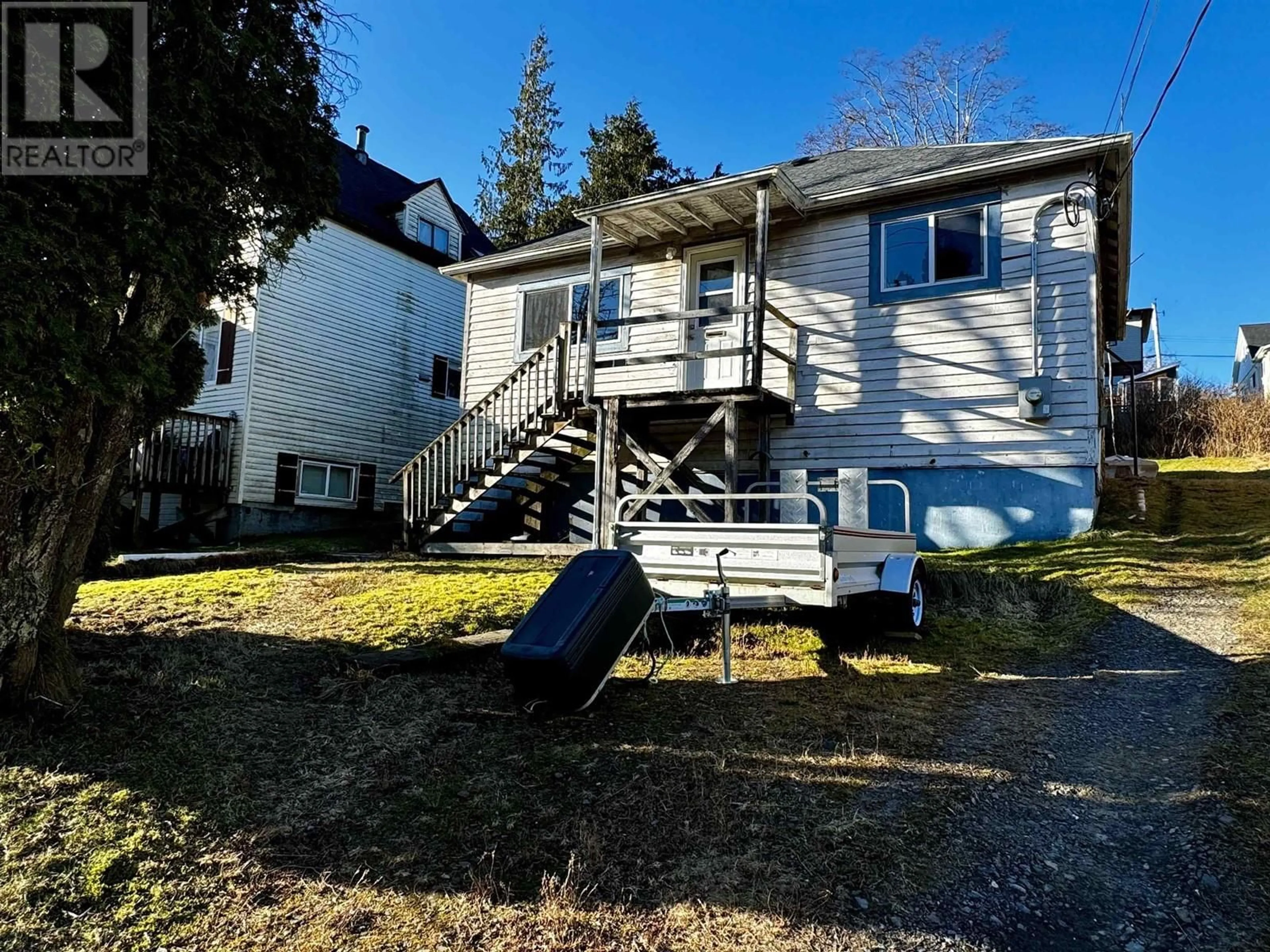 A pic from outside/outdoor area/front of a property/back of a property/a pic from drone, street for 1141 E 8TH AVENUE, Prince Rupert British Columbia V8J2N8