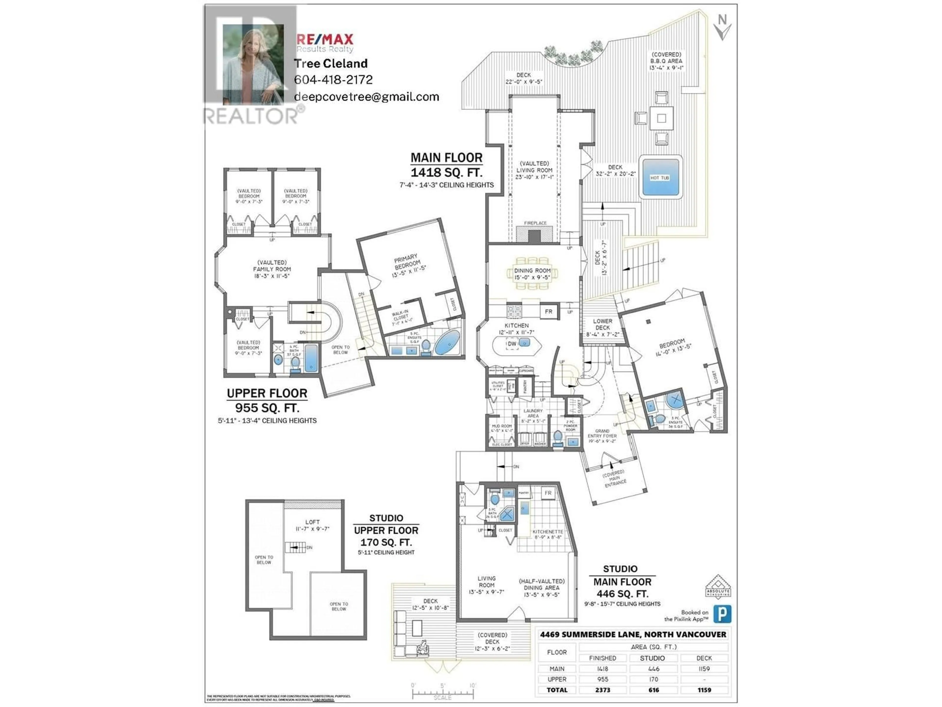 Floor plan for 4469 SUMMERSIDE LANE, North Vancouver British Columbia V7G1H4