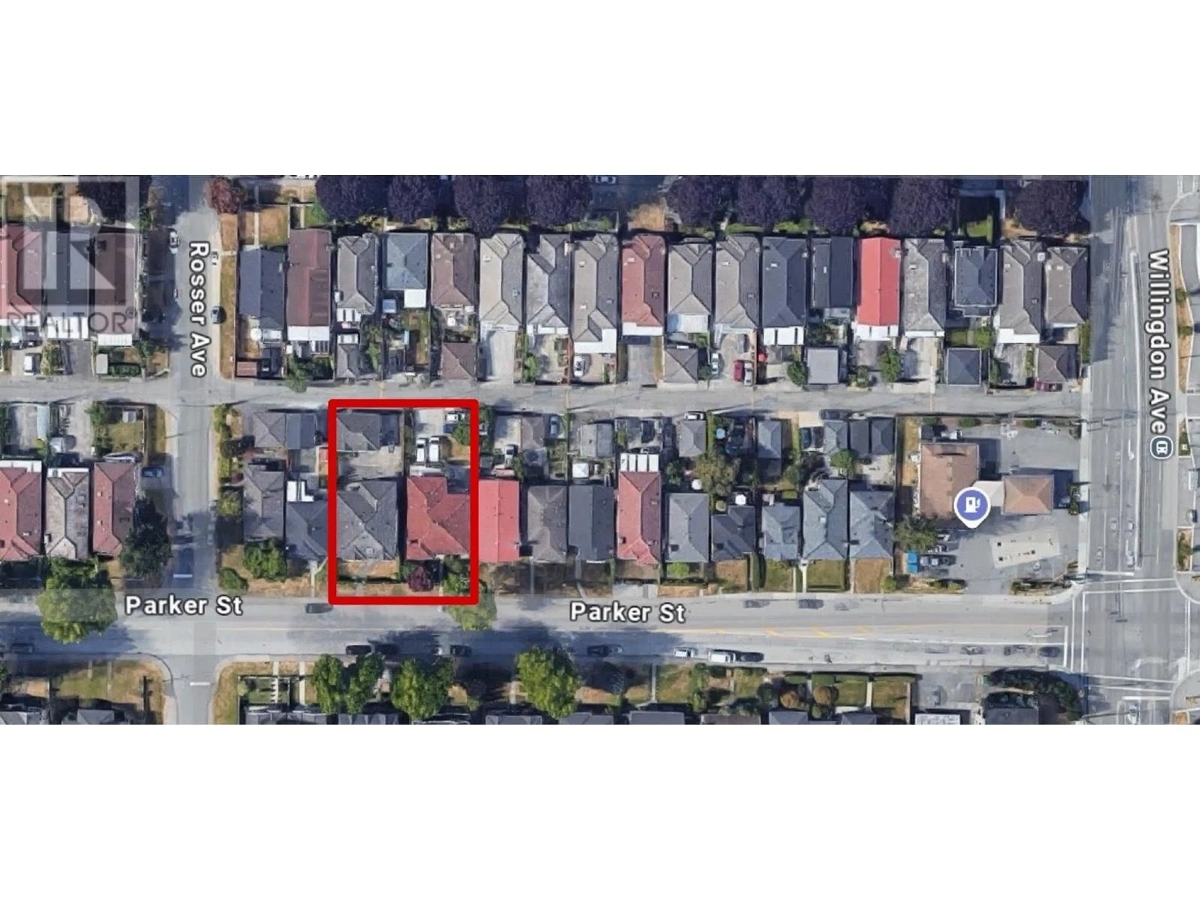 A pic from outside/outdoor area/front of a property/back of a property/a pic from drone, street for 4421 PARKER STREET, Burnaby British Columbia V5C3C7