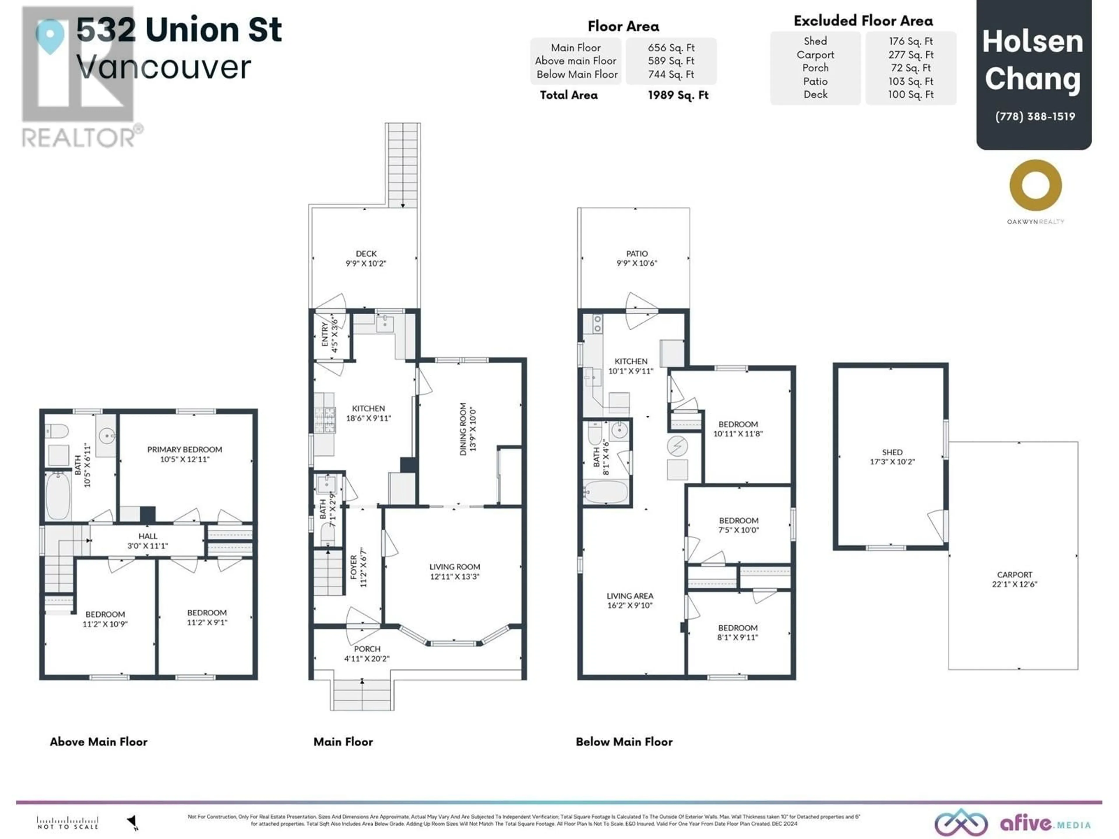 Floor plan for 532 UNION STREET, Vancouver British Columbia V6A2B8