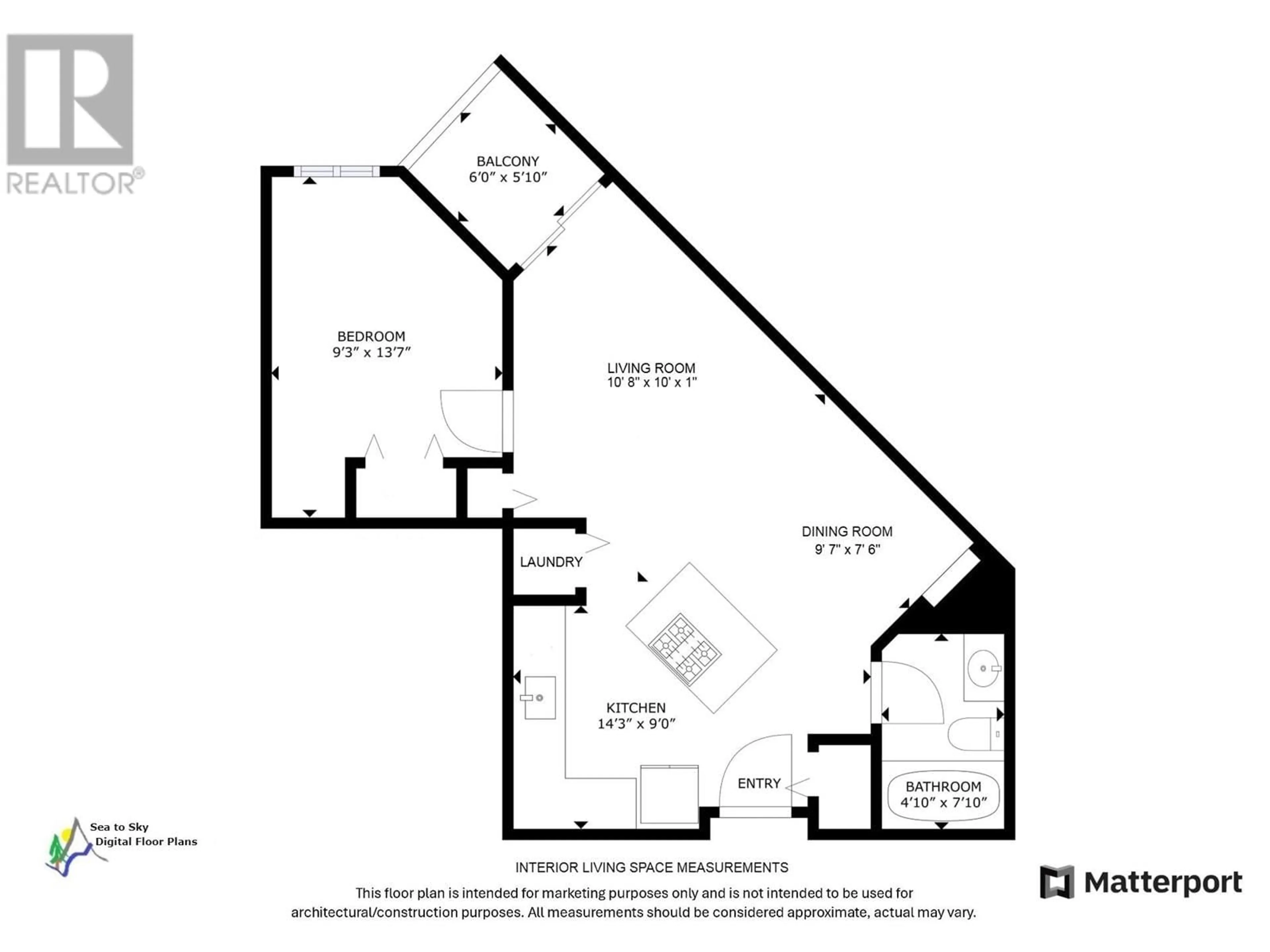 Floor plan for A209 40100 WILLOW CRESCENT, Squamish British Columbia V8B0L8