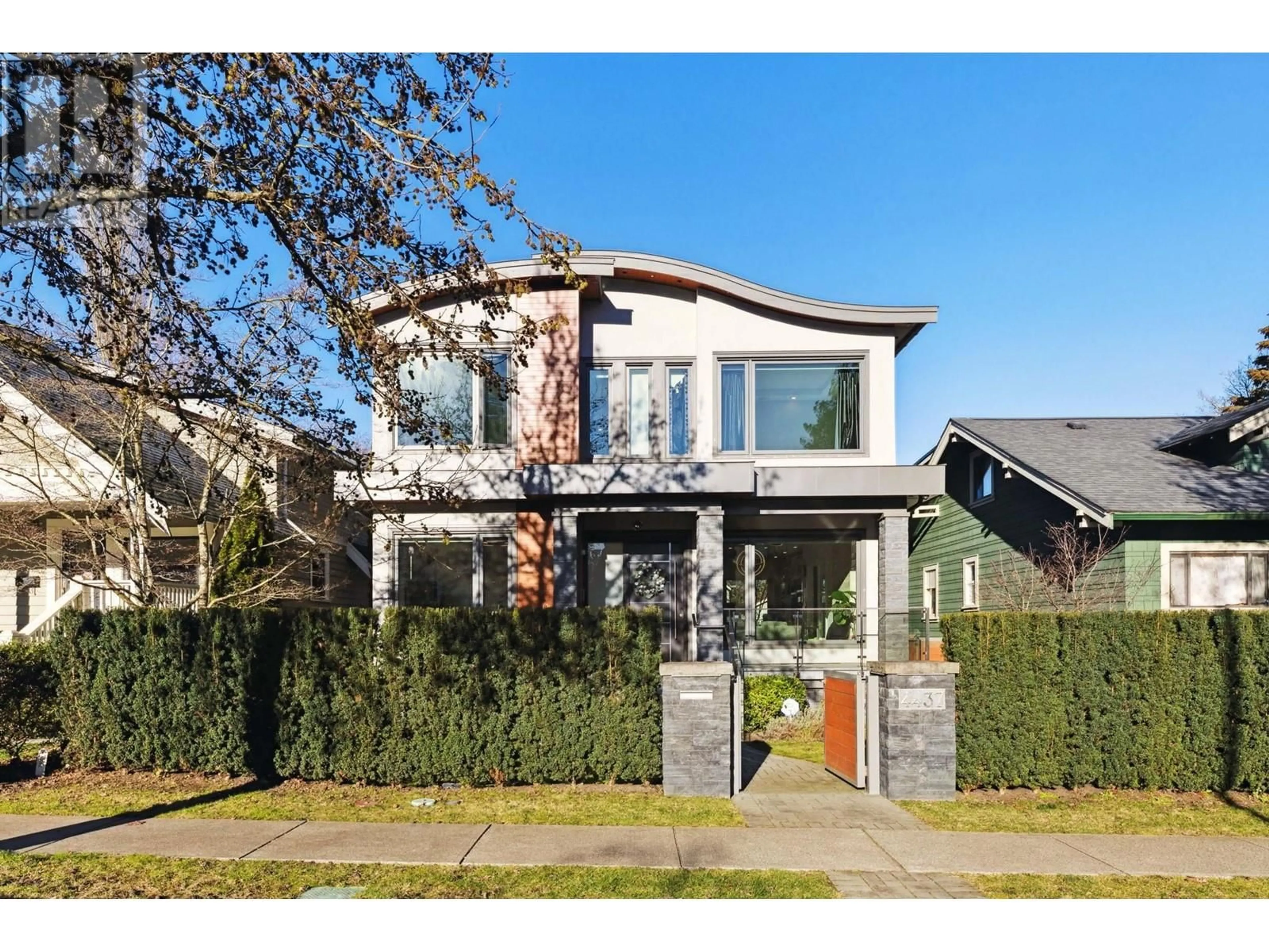 Home with brick exterior material, street for 4437 13TH AVENUE, Vancouver British Columbia V6R2V2