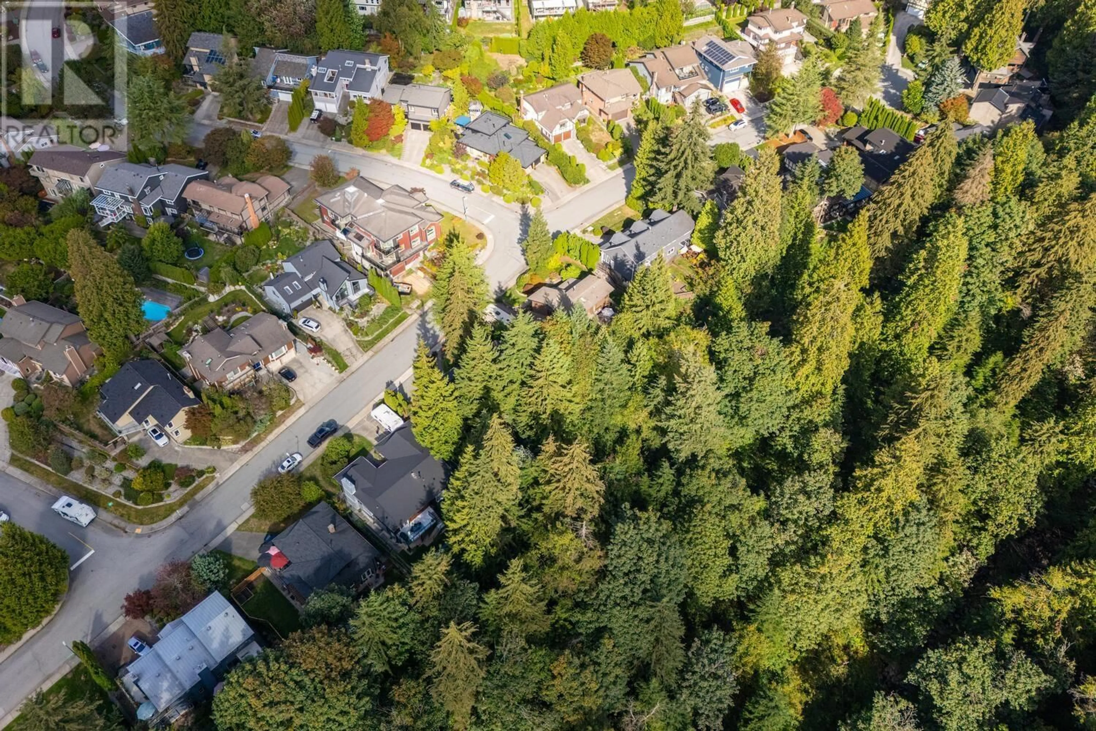 A pic from outside/outdoor area/front of a property/back of a property/a pic from drone, forest/trees view for 1351 CHARTER HILL DRIVE, Coquitlam British Columbia V3E1P1