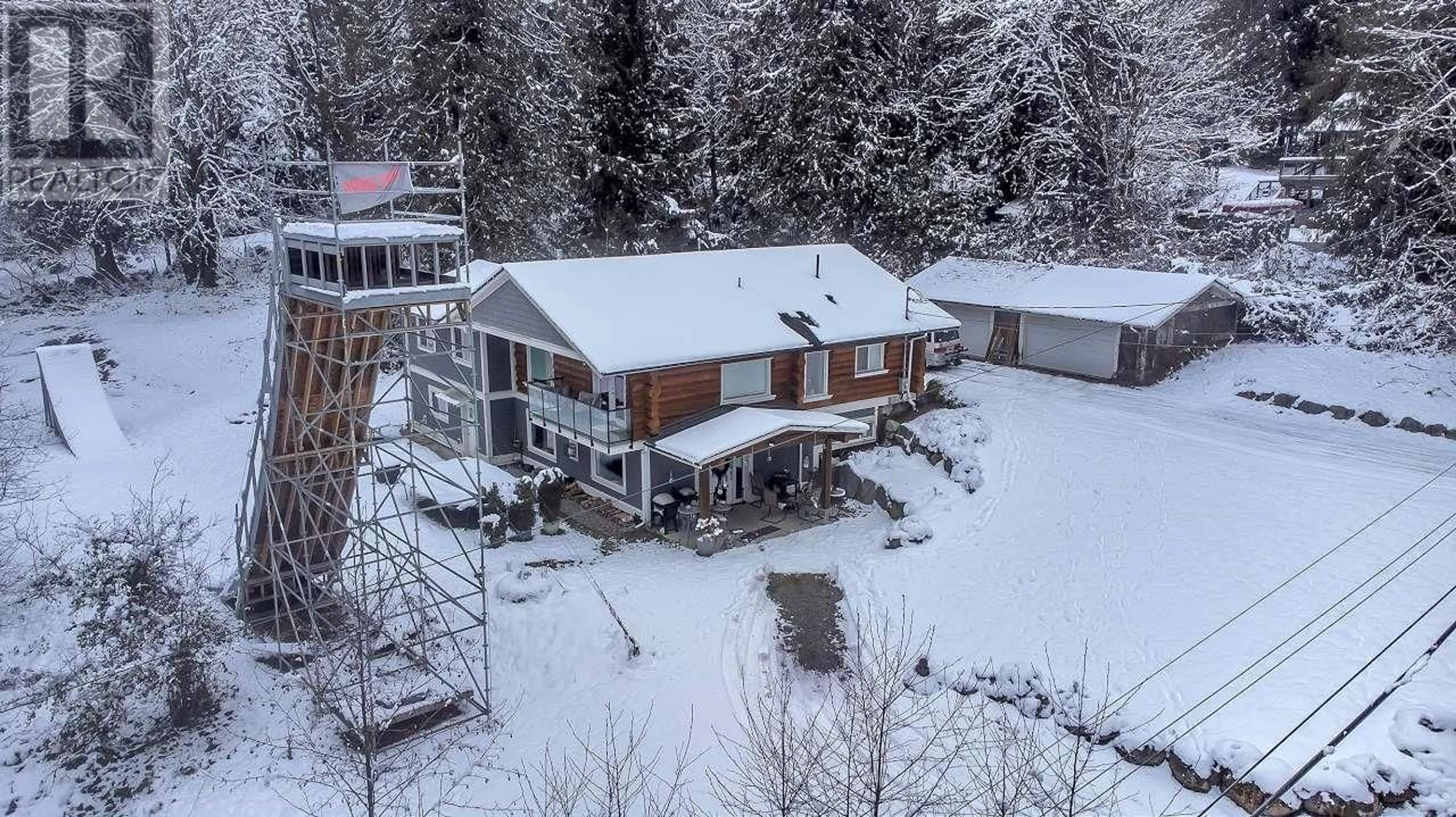 A pic from outside/outdoor area/front of a property/back of a property/a pic from drone, mountain view for 23369 141 AVENUE, Maple Ridge British Columbia V4R2R4