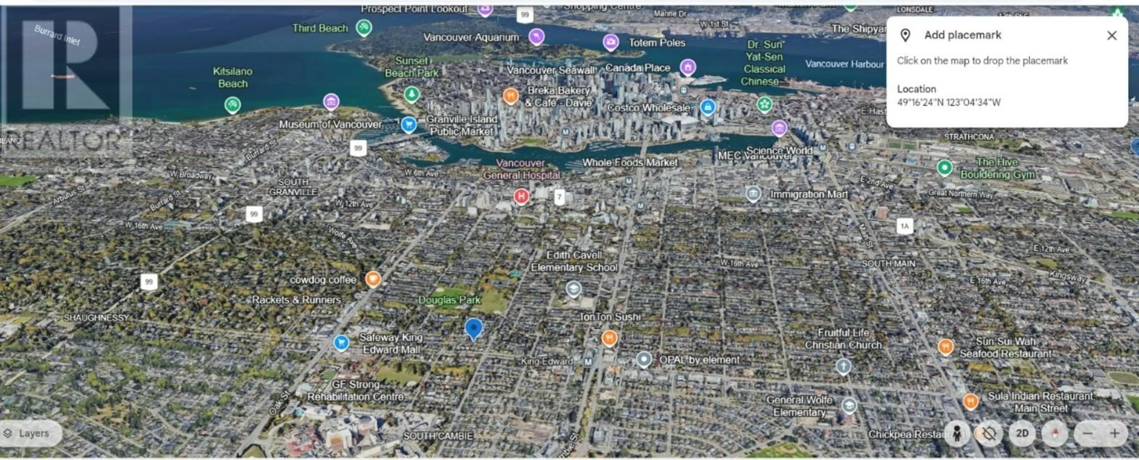 Picture of a map for 731 KING EDWARD STREET, Vancouver British Columbia V5Z2C7