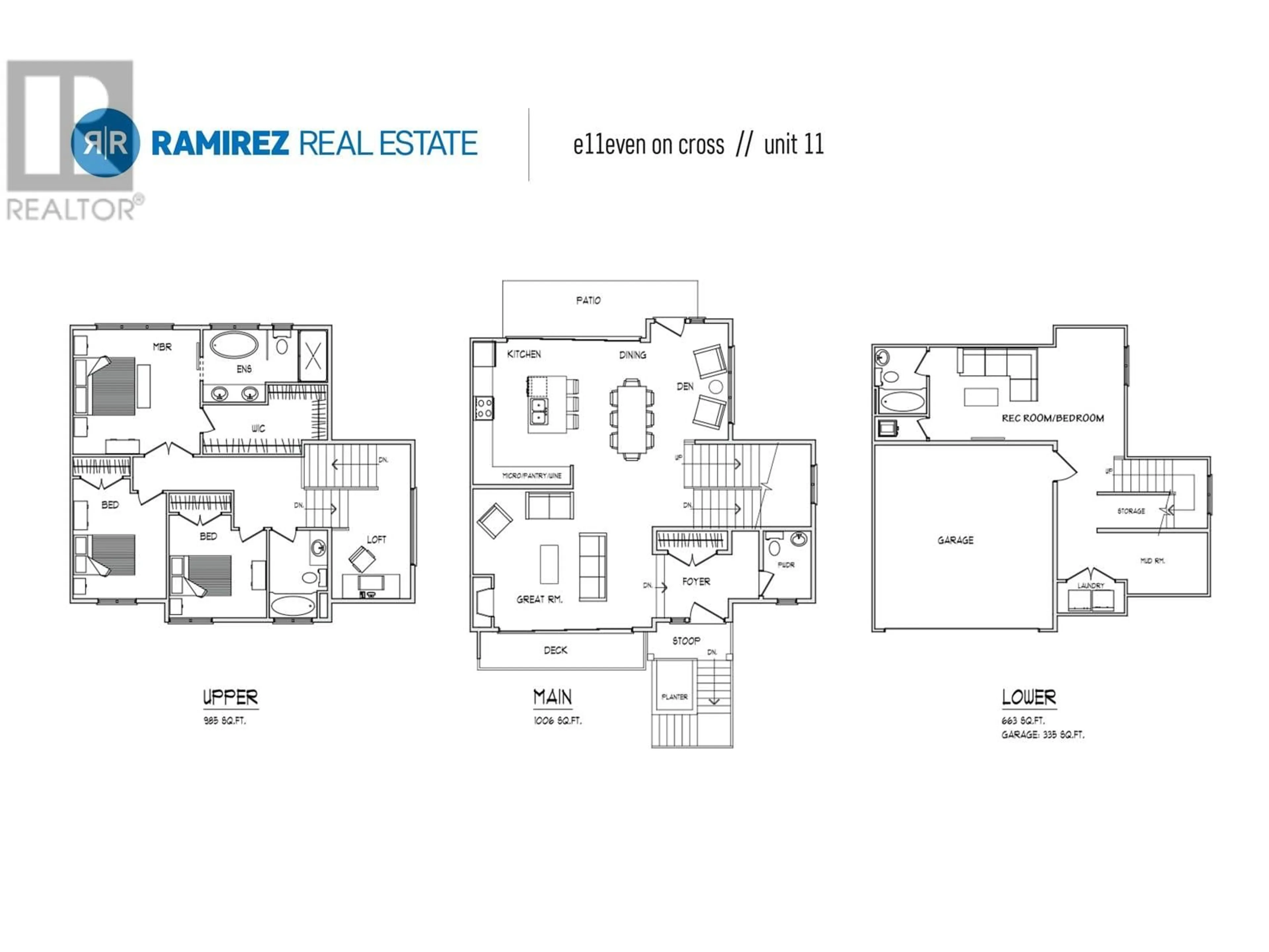 Floor plan for 11 23415 CROSS ROAD, Maple Ridge British Columbia V4R0C8