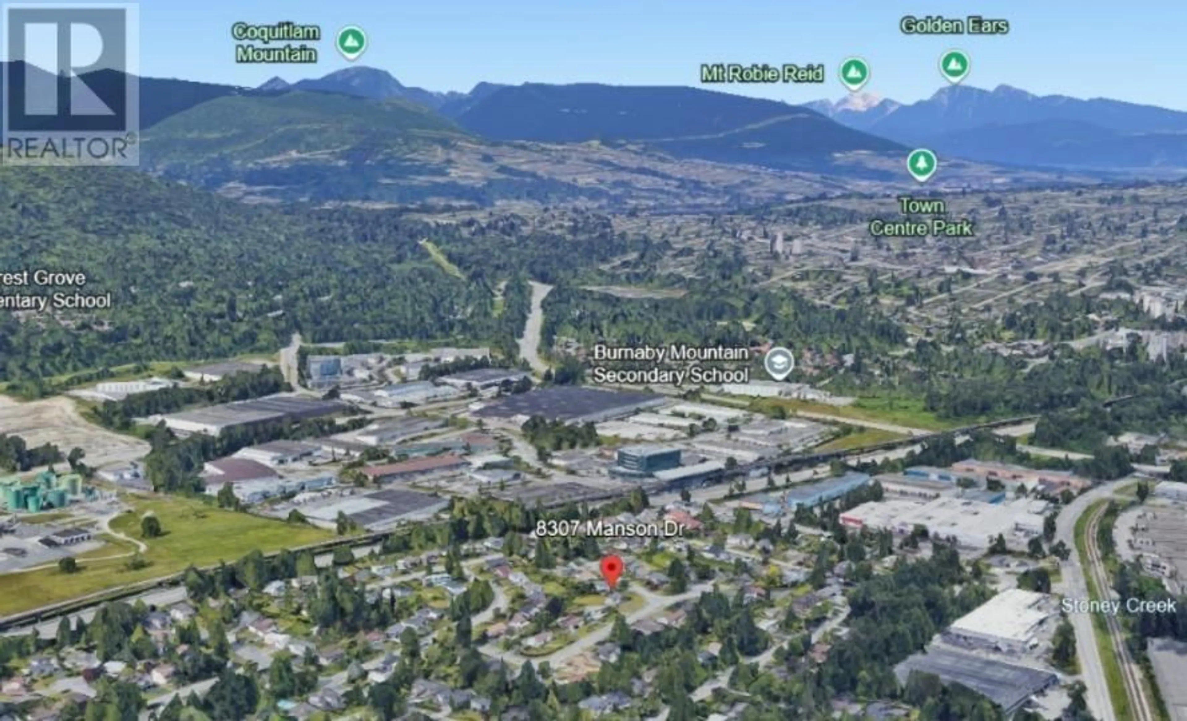 Picture of a map for 8307 MANSON DRIVE, Burnaby British Columbia V5A2C1