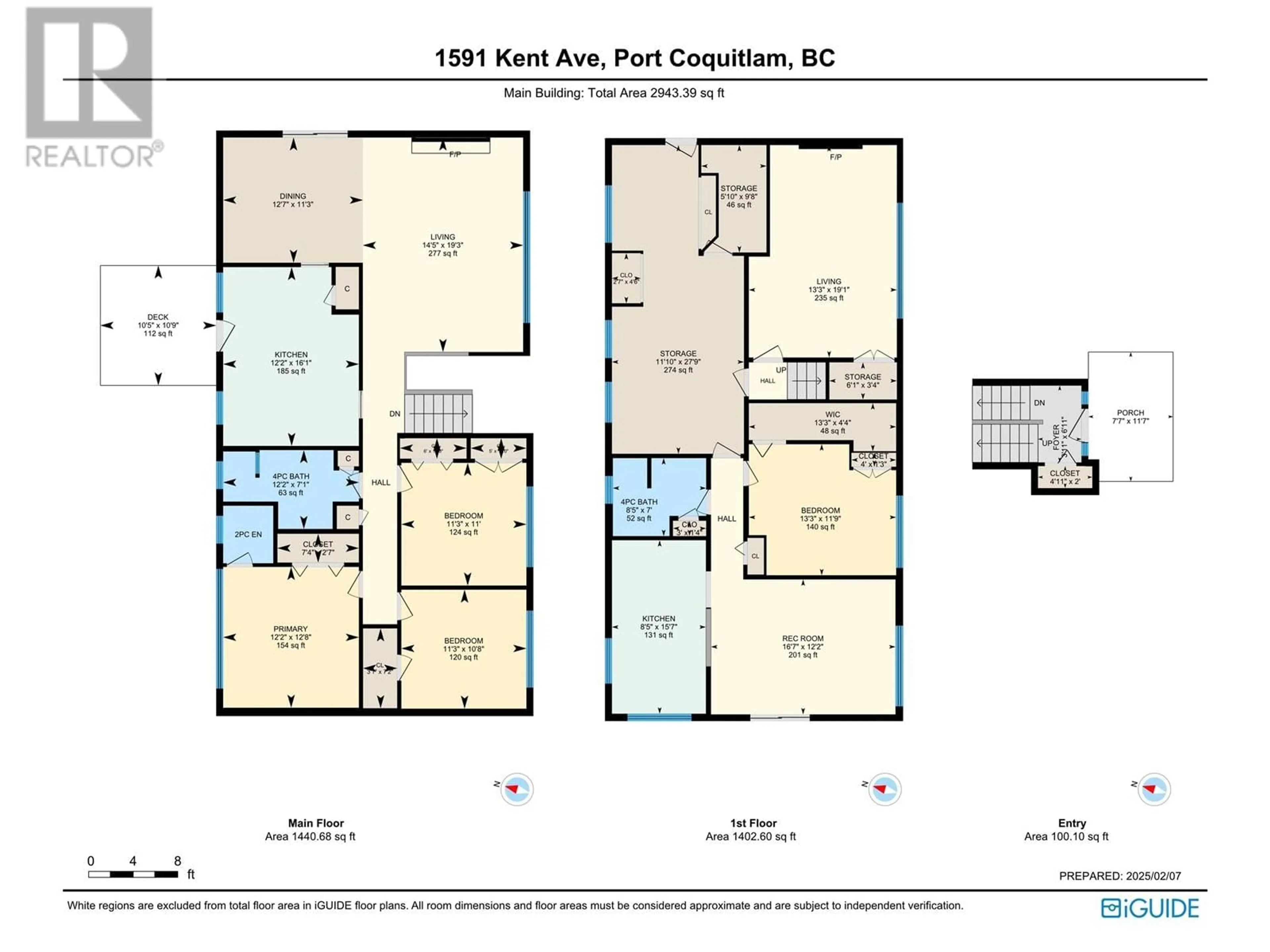 Floor plan for 1591 KENT AVENUE, Port Coquitlam British Columbia V3B2L9