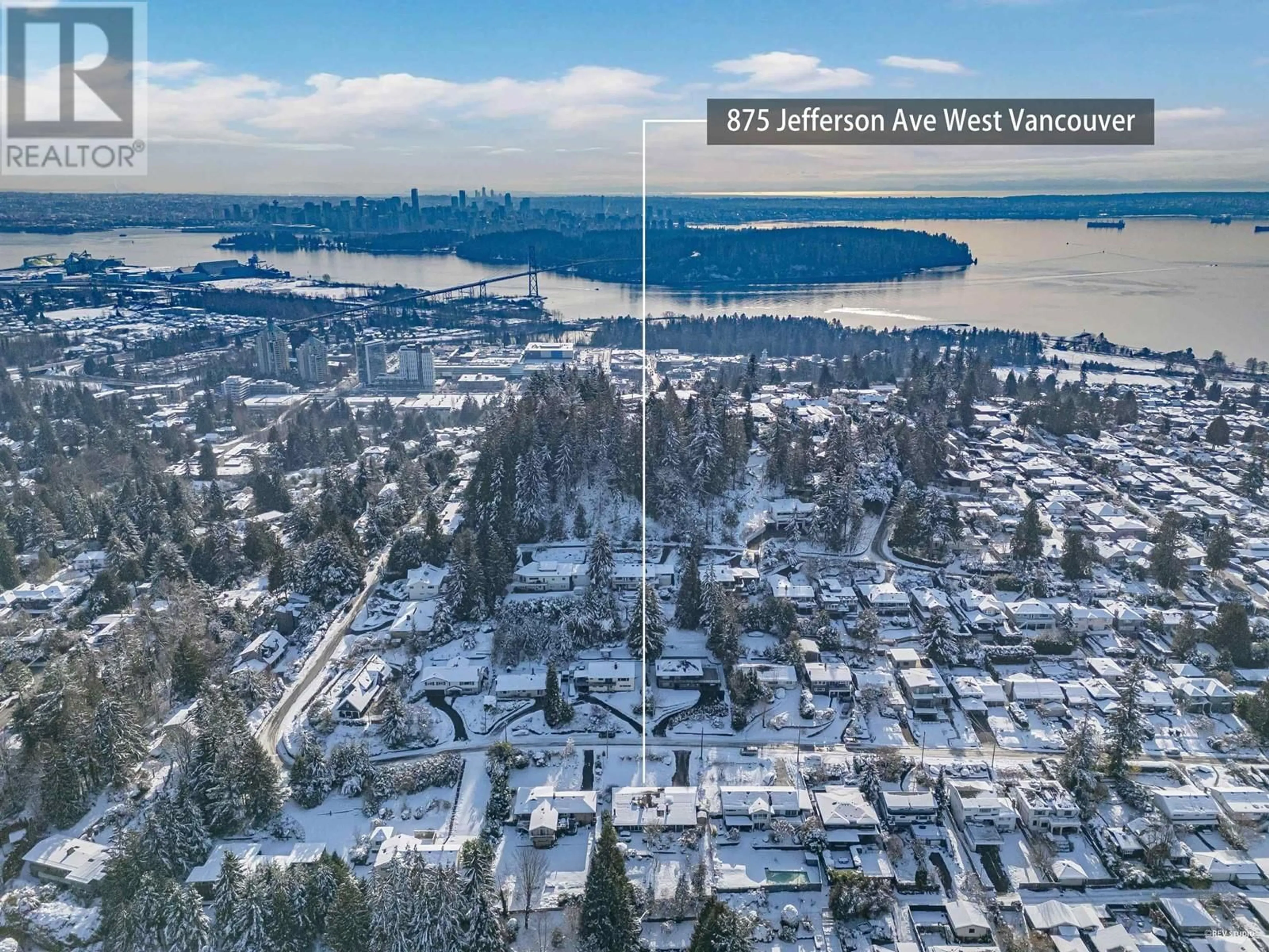 A pic from outside/outdoor area/front of a property/back of a property/a pic from drone, mountain view for 875 JEFFERSON AVENUE, West Vancouver British Columbia V7T2A3