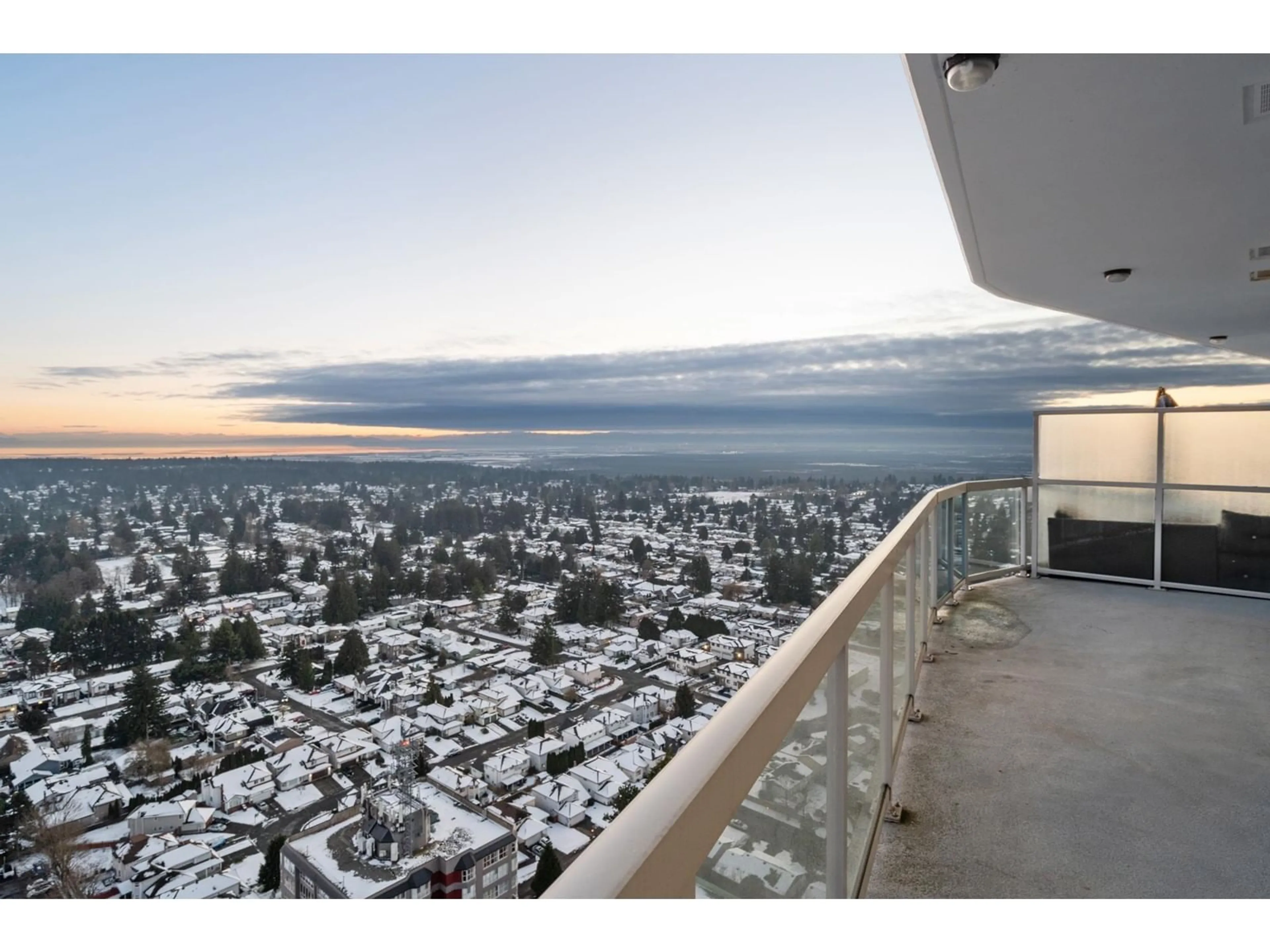 Balcony in the apartment, city buildings view from balcony for 3609 11967 80 AVENUE, Delta British Columbia V4C1Y1