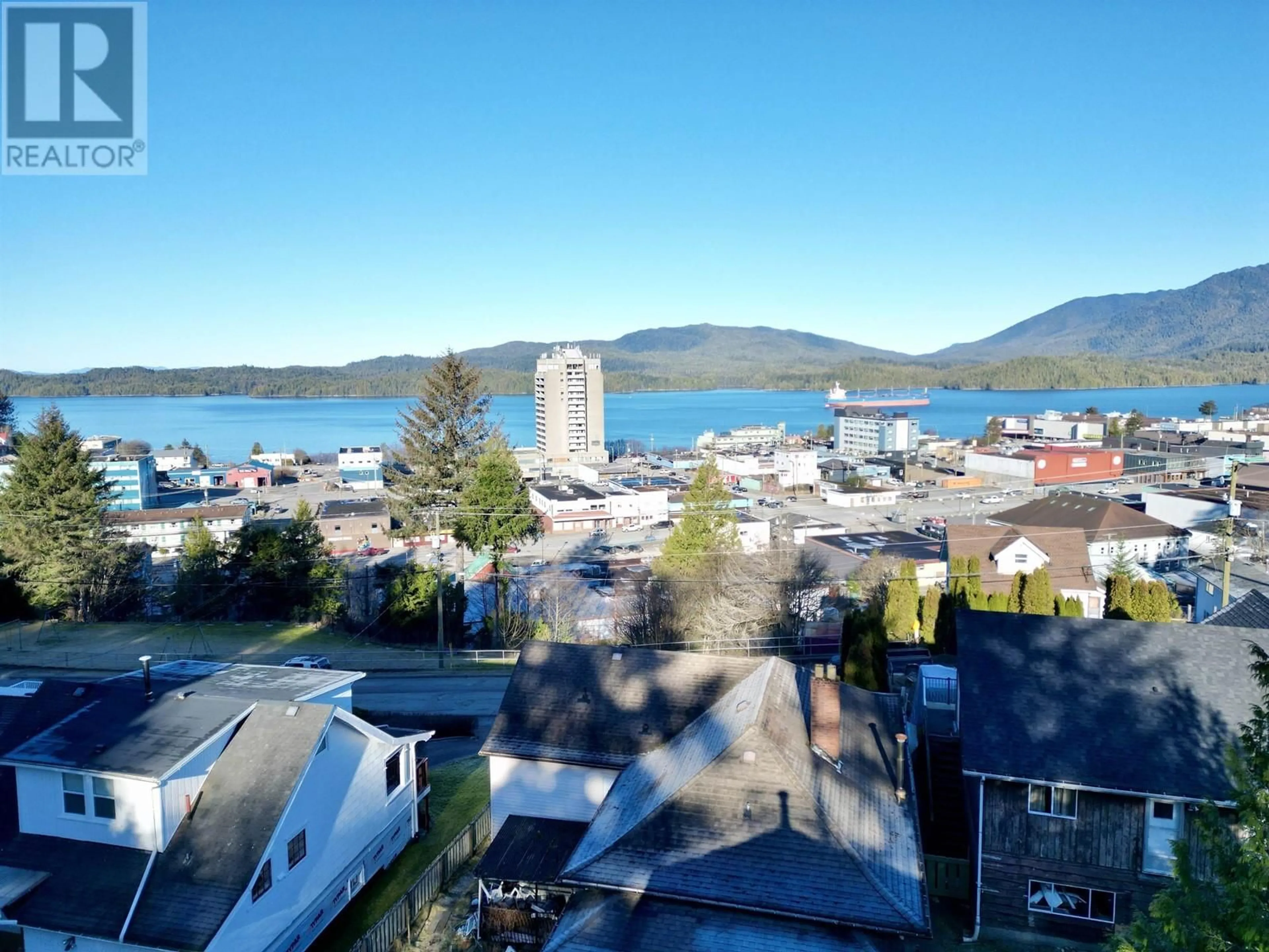 A pic from outside/outdoor area/front of a property/back of a property/a pic from drone, water/lake/river/ocean view for 860 W 6TH AVENUE, Prince Rupert British Columbia V8J4N3