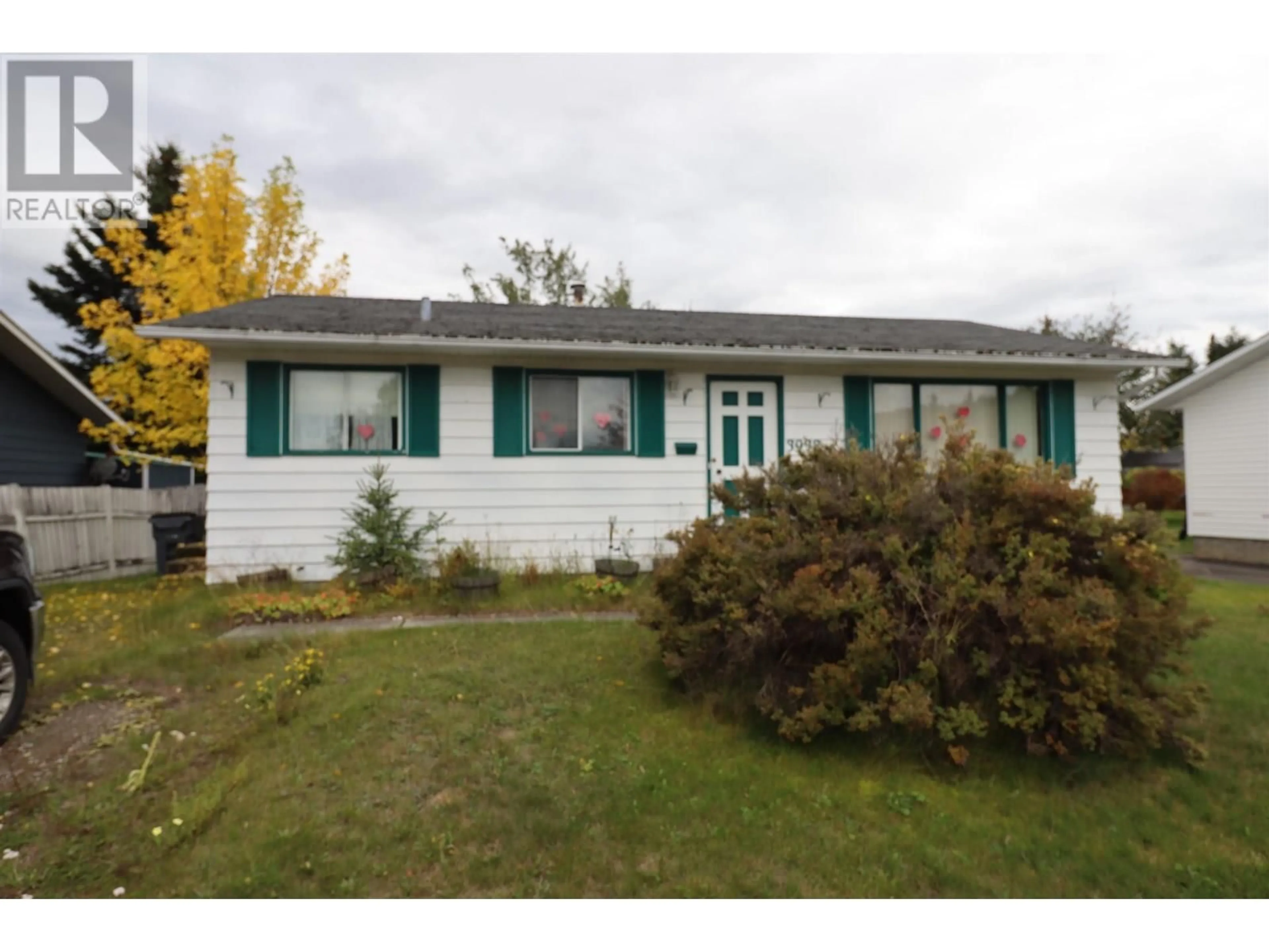 Home with vinyl exterior material, street for 3933 ENEMARK STREET, Prince George British Columbia V2N2X6