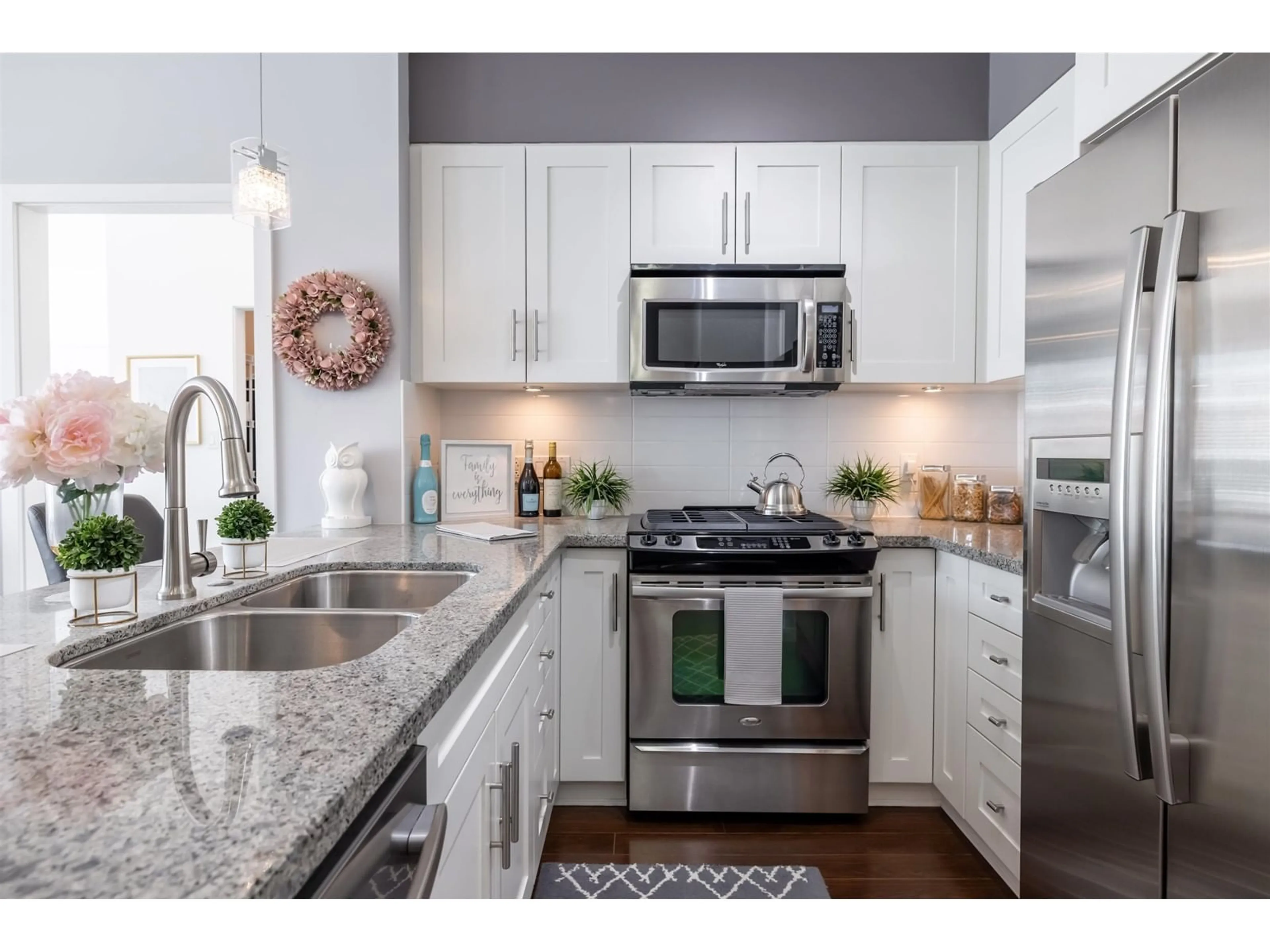 Open concept kitchen, unknown for 312 23215 BILLY BROWN ROAD, Langley British Columbia V1M0B7