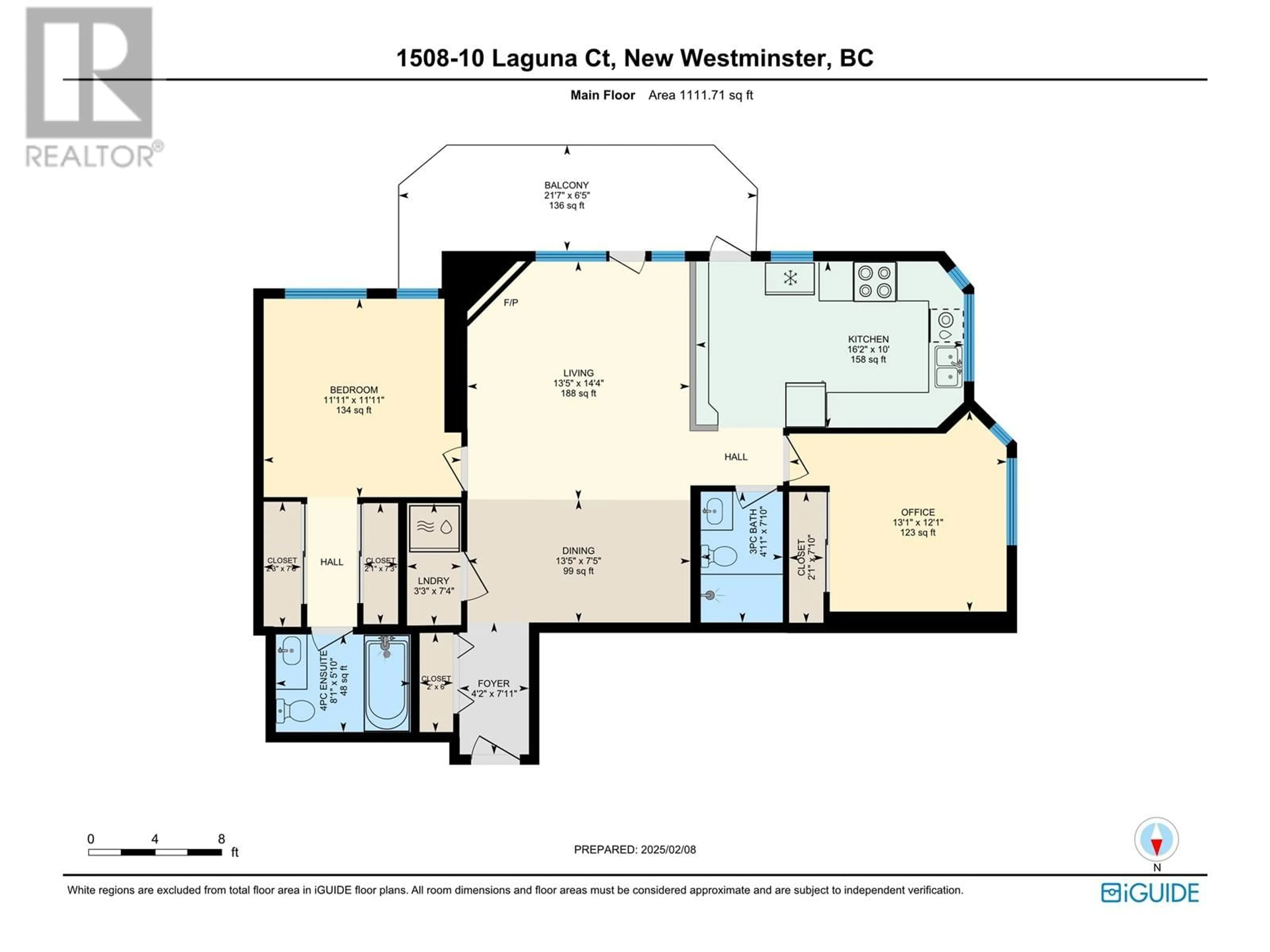 Floor plan for 1508 10 LAGUNA COURT, New Westminster British Columbia V3M6W3