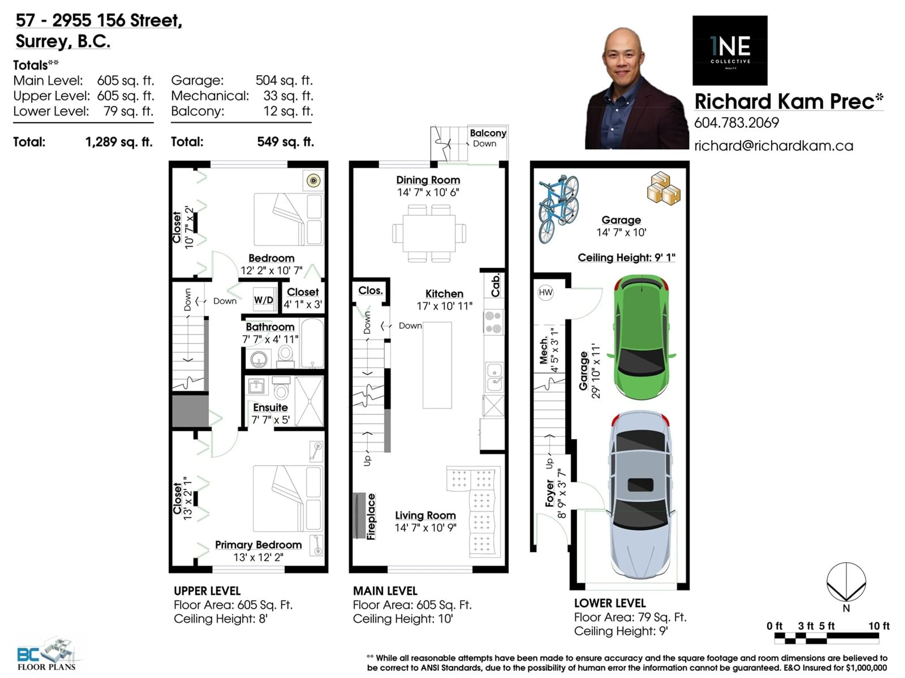Floor plan for 57 - 2955 156, Surrey British Columbia V3Z2W8