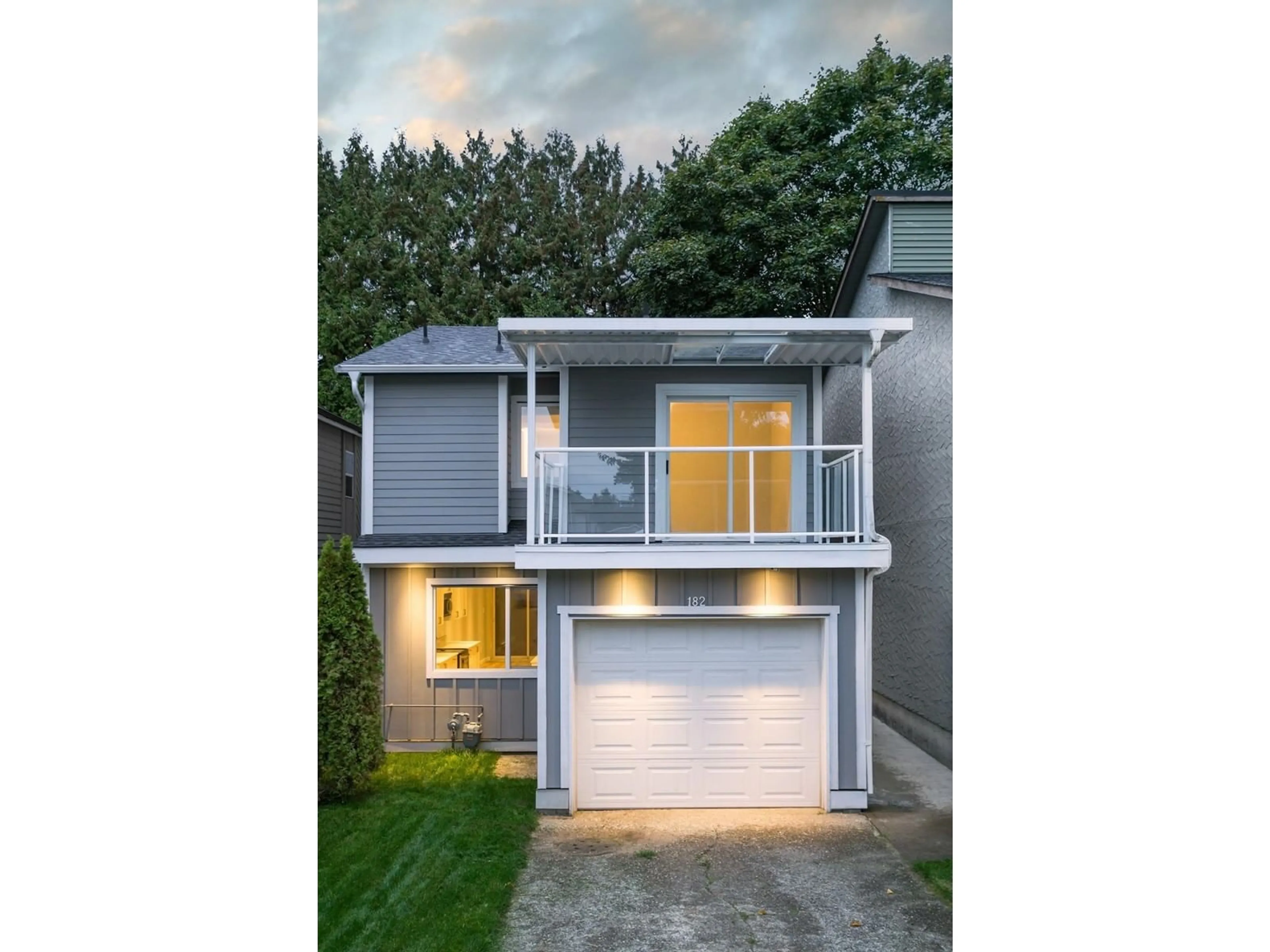 Home with vinyl exterior material, street for 182 SPRINGFIELD DRIVE, Langley British Columbia V4W3K9