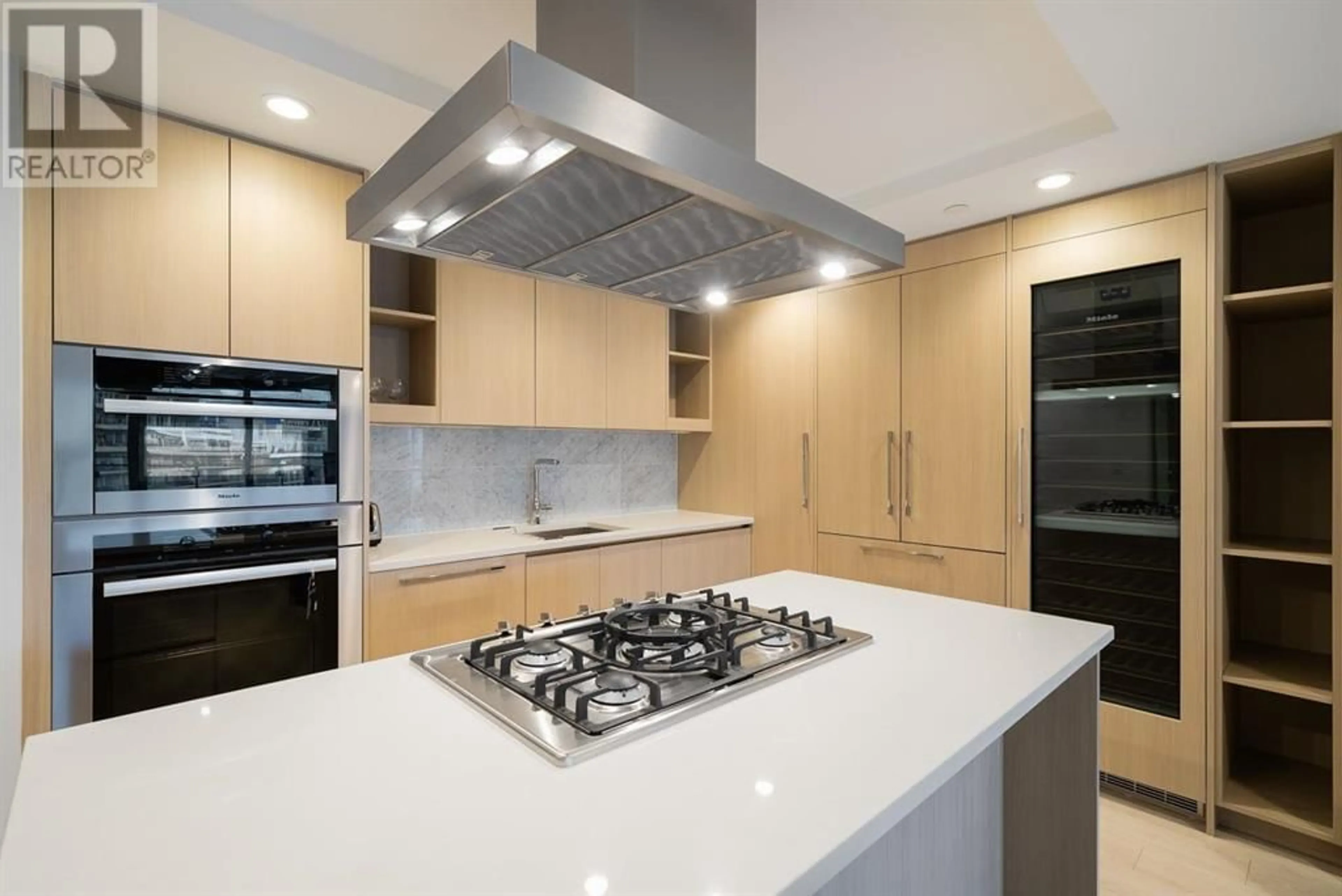 Contemporary kitchen, ceramic/tile floor for 1210 1768 COOK STREET, Vancouver British Columbia V5Y0N3