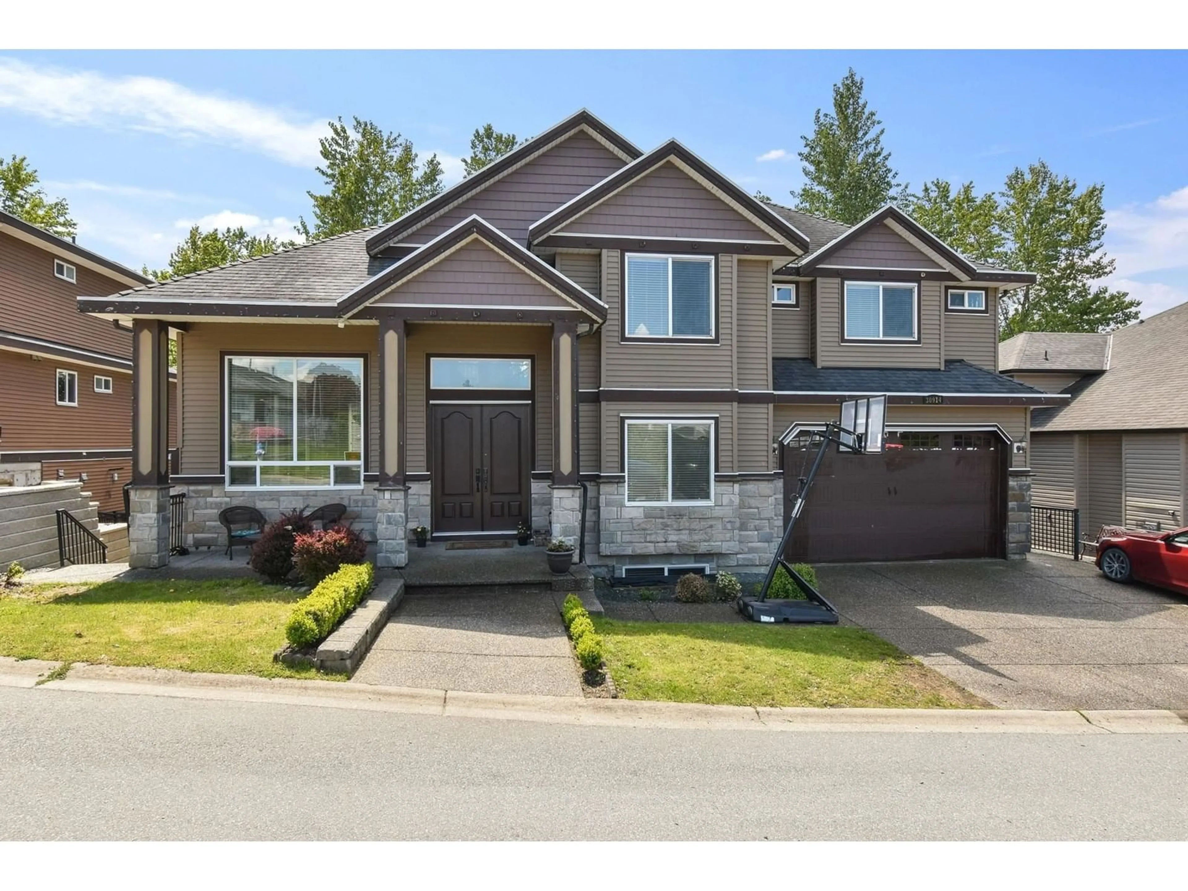 Home with brick exterior material, street for 30914 UPPER MACLURE ROAD, Abbotsford British Columbia V2T0A4