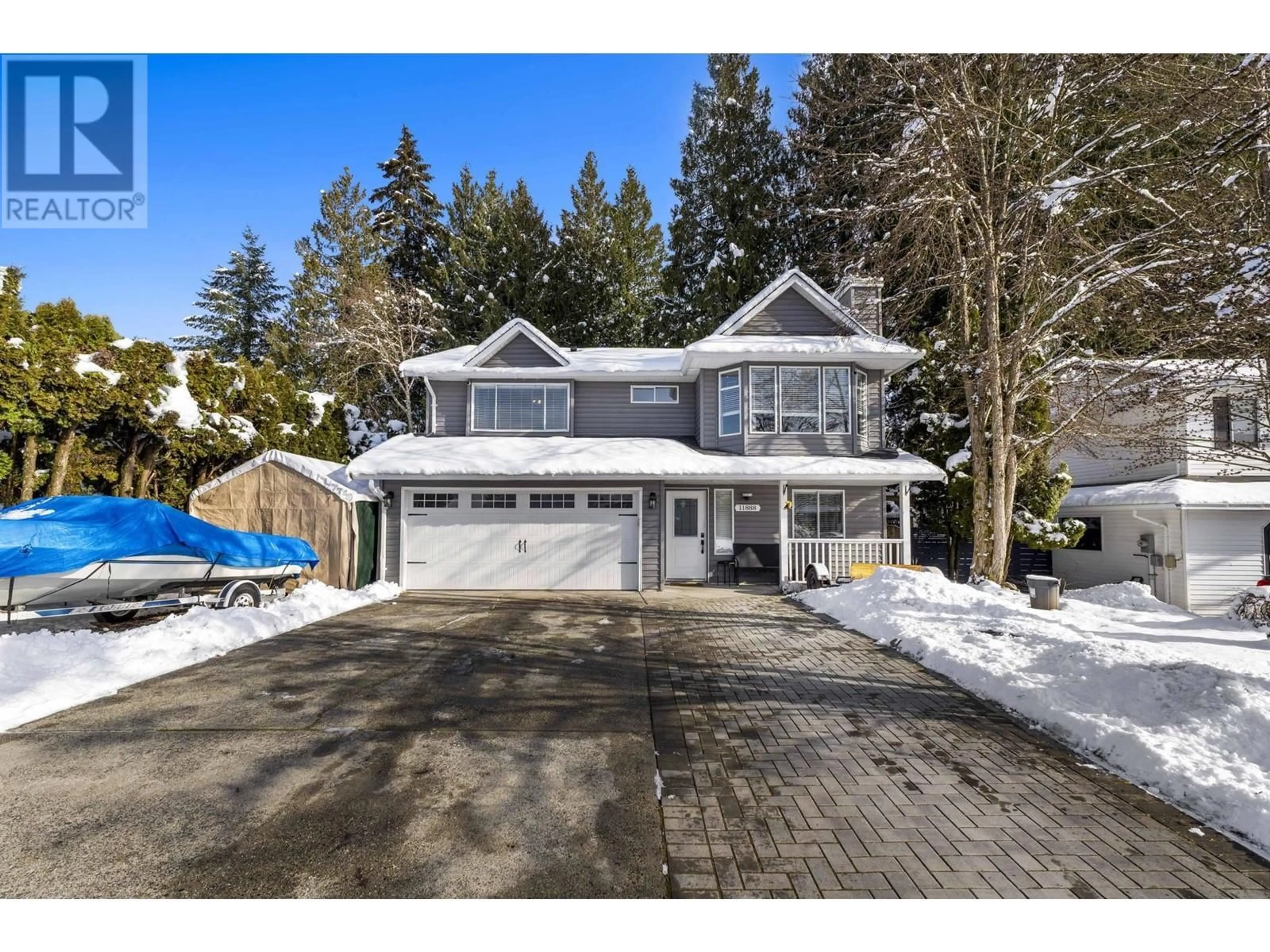 A pic from outside/outdoor area/front of a property/back of a property/a pic from drone, street for 11888 249 STREET, Maple Ridge British Columbia V4R1Z4